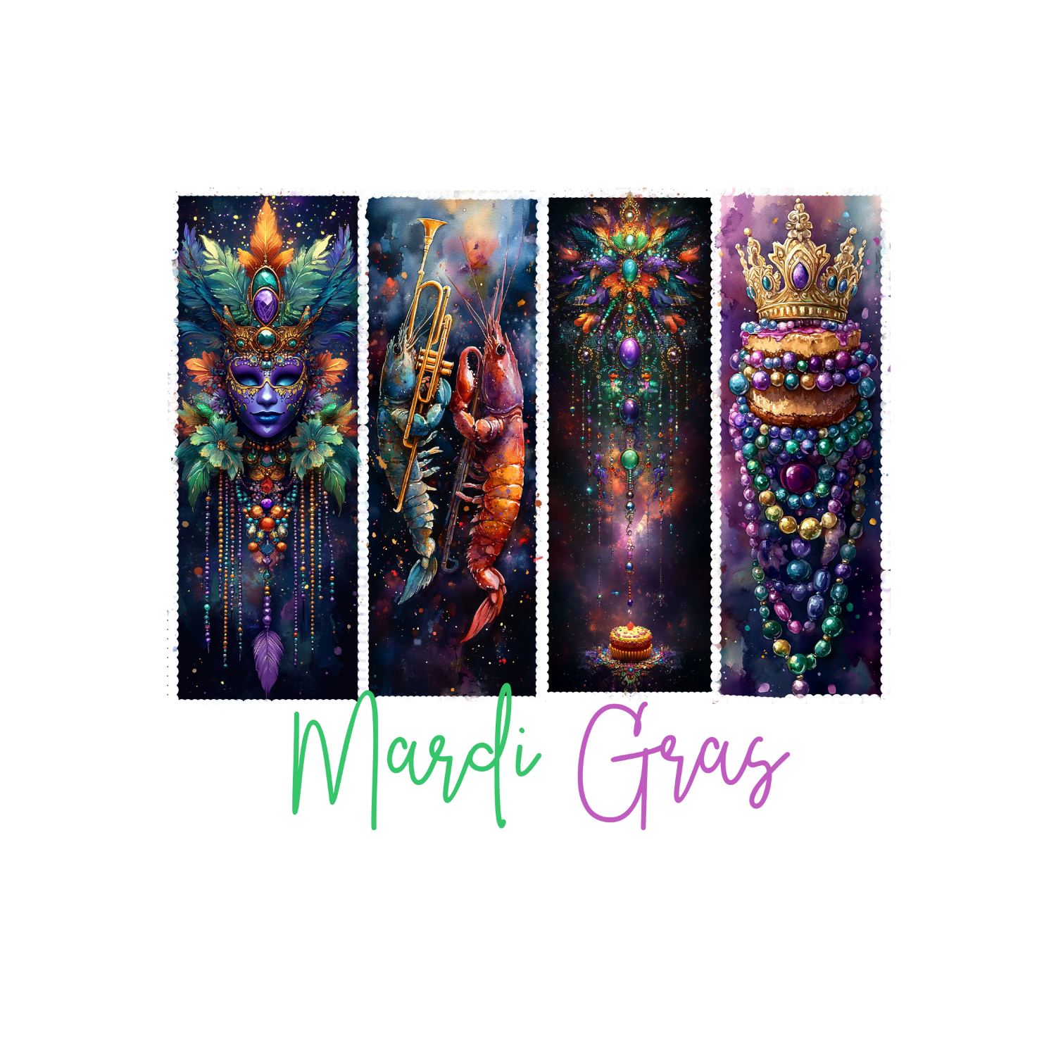 Mardi Gras After Dark Tee