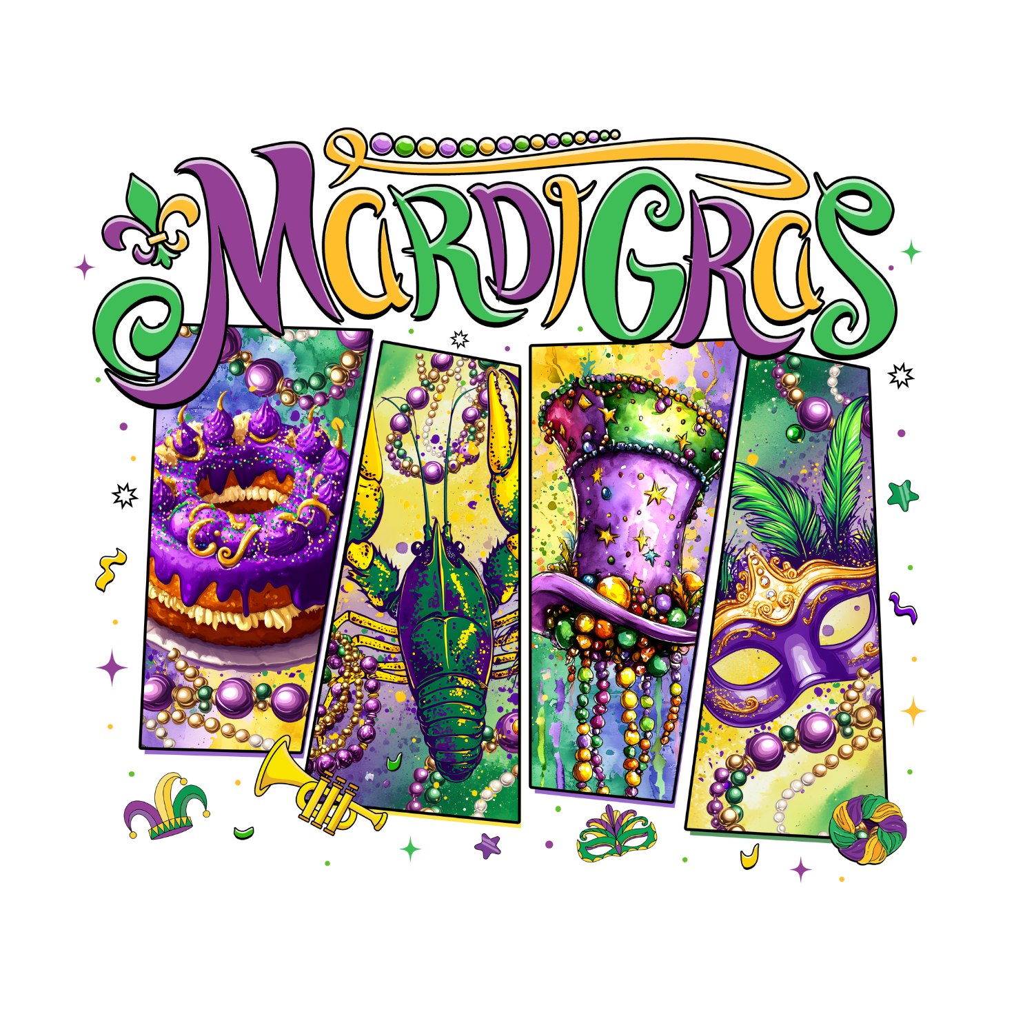 The Best Part of Mardi Gras Tee