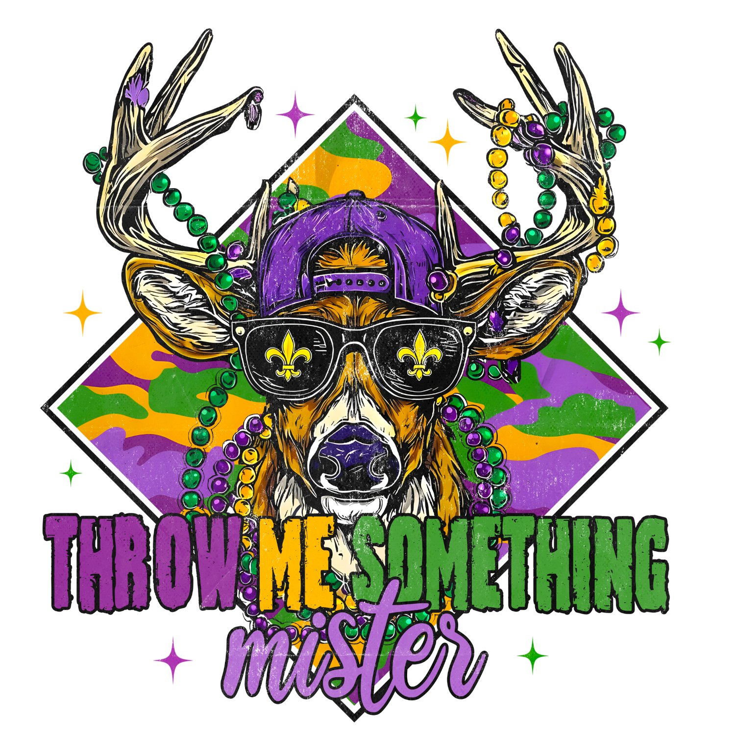 "Throw Me Something Mister" Buck Tee