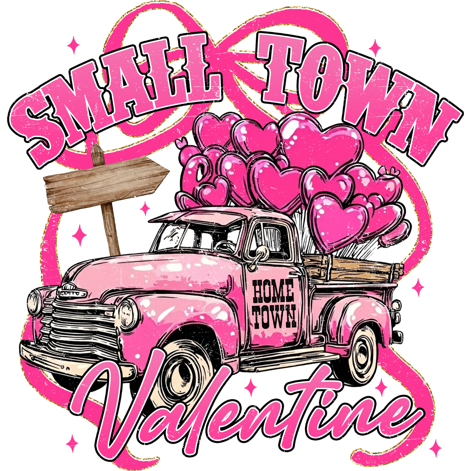"Small Town Valentine" Tee
