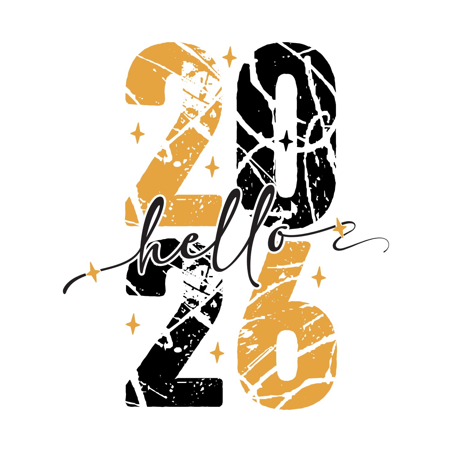 "Hello 2026" Graphic Tee