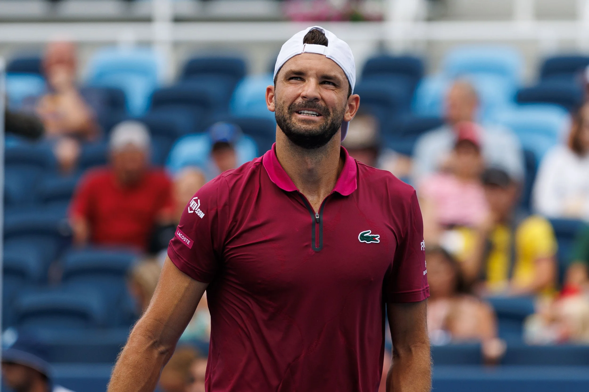 260814 Cincinnati Open Day 2-8Grigor Dimitrov v. Sebastian Baez.jpg