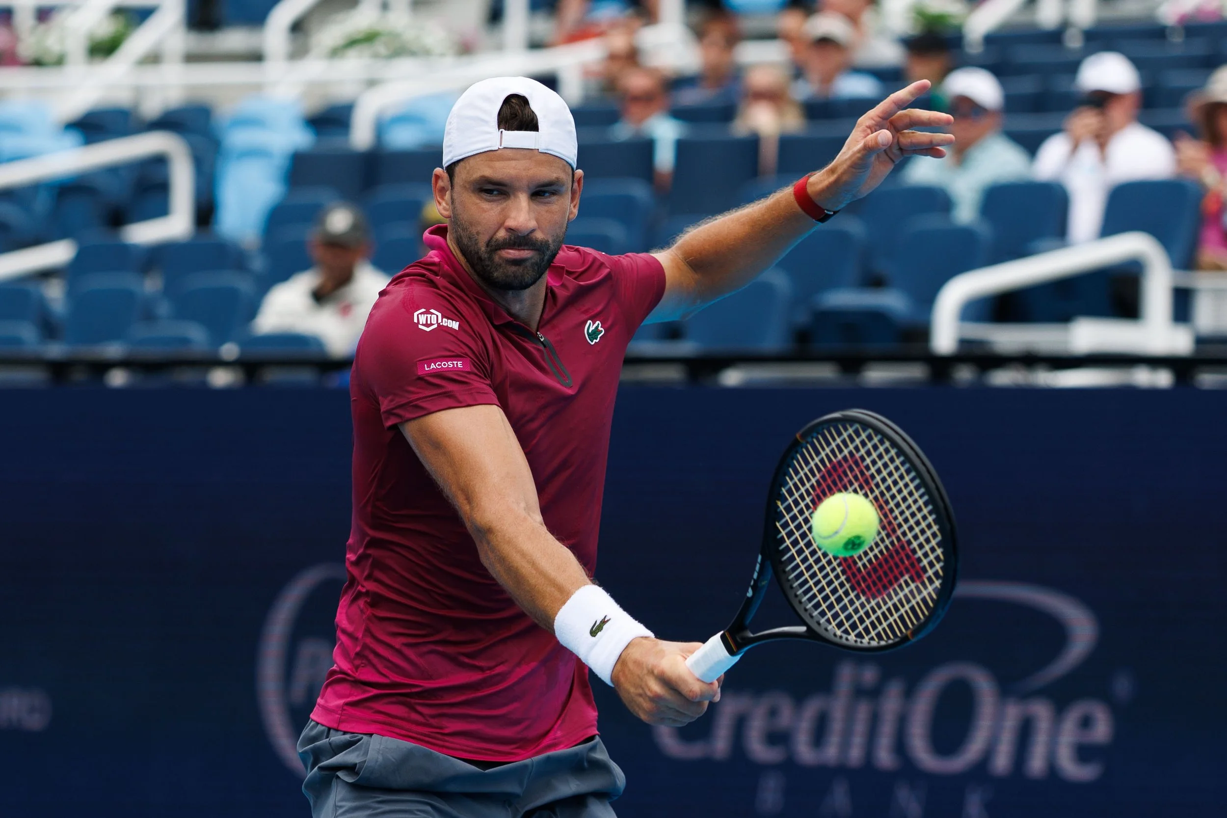 260814 Cincinnati Open Day 2-11Grigor Dimitrov v. Sebastian Baez.jpg