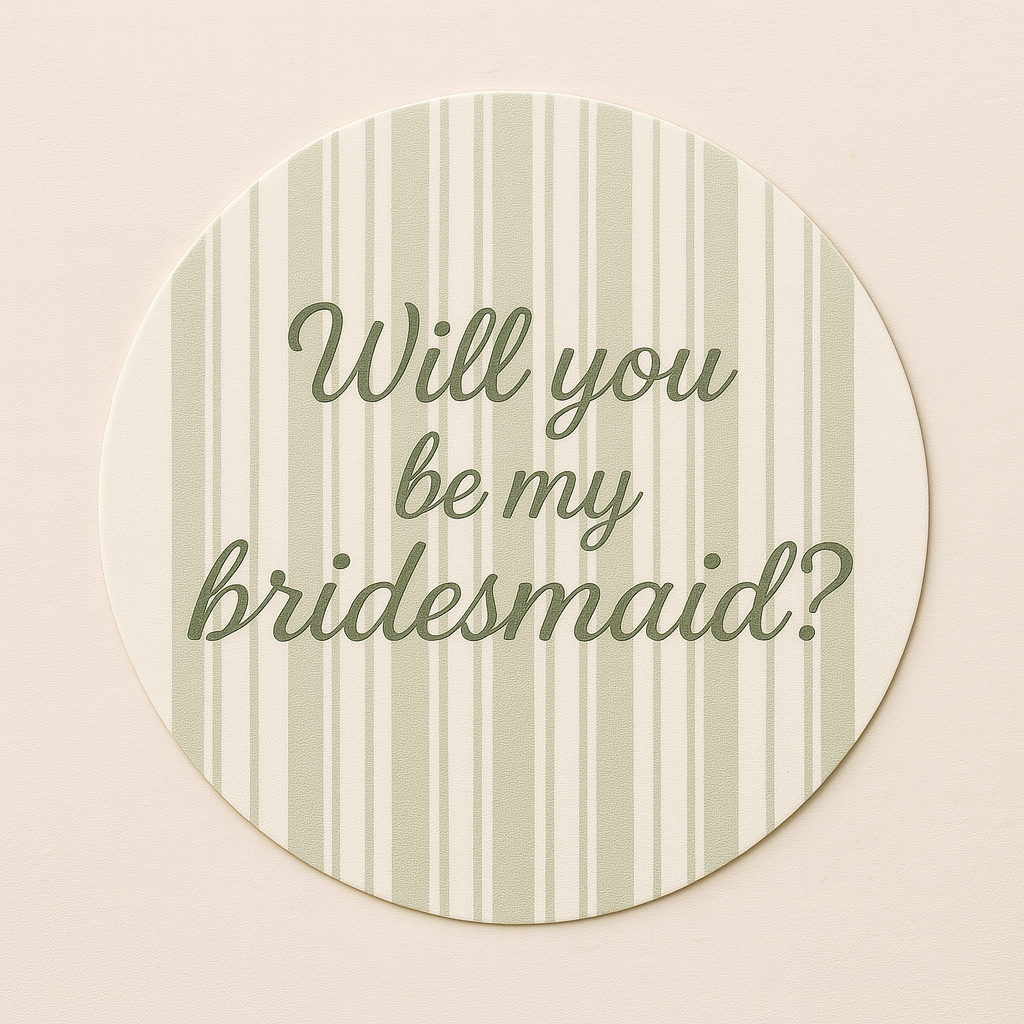 Bridesmaid proposal stickers