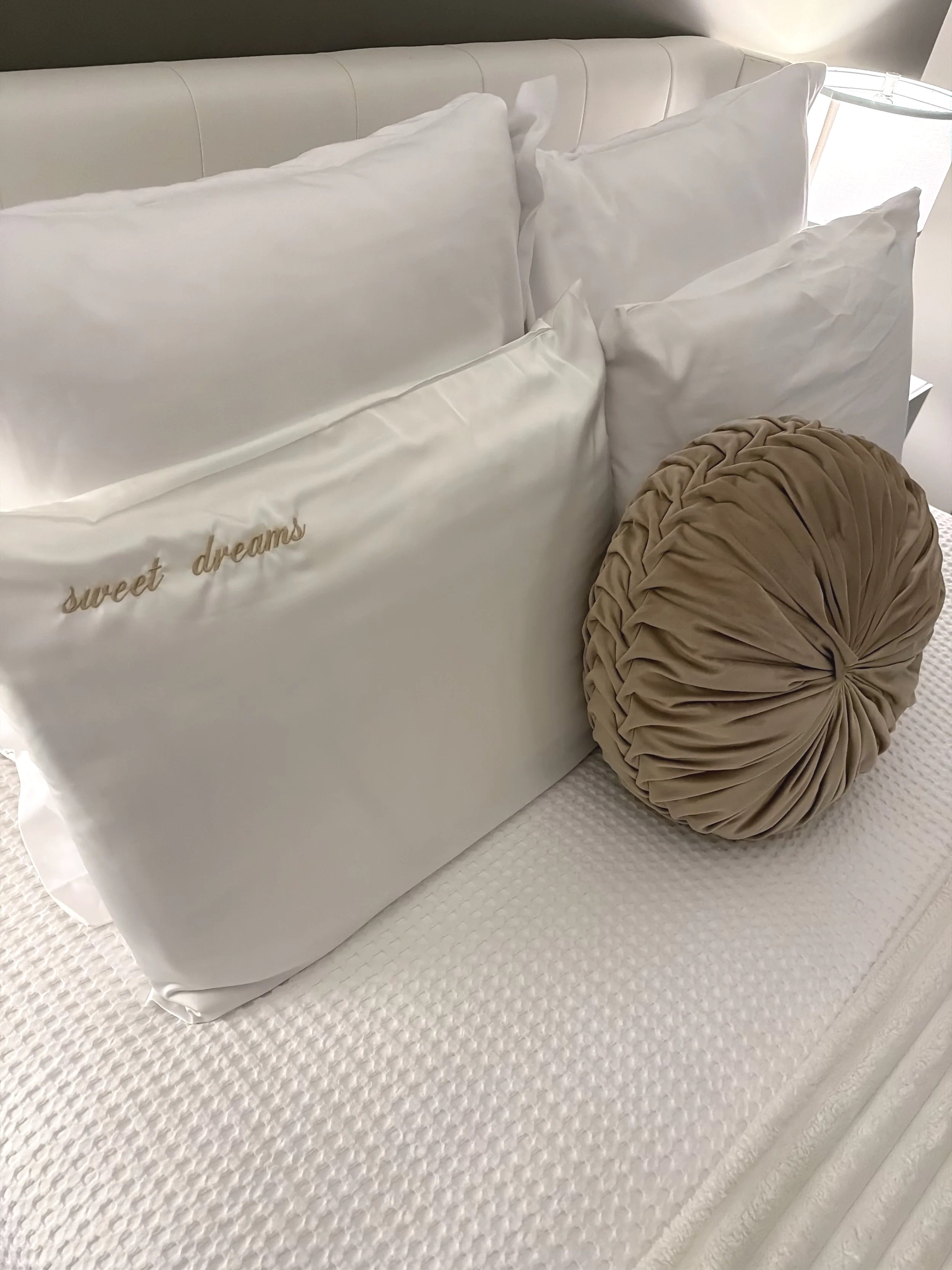 Embroidered Silk Pillow Case