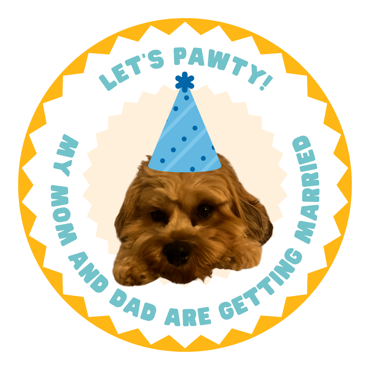 Engagement Dog Stickers