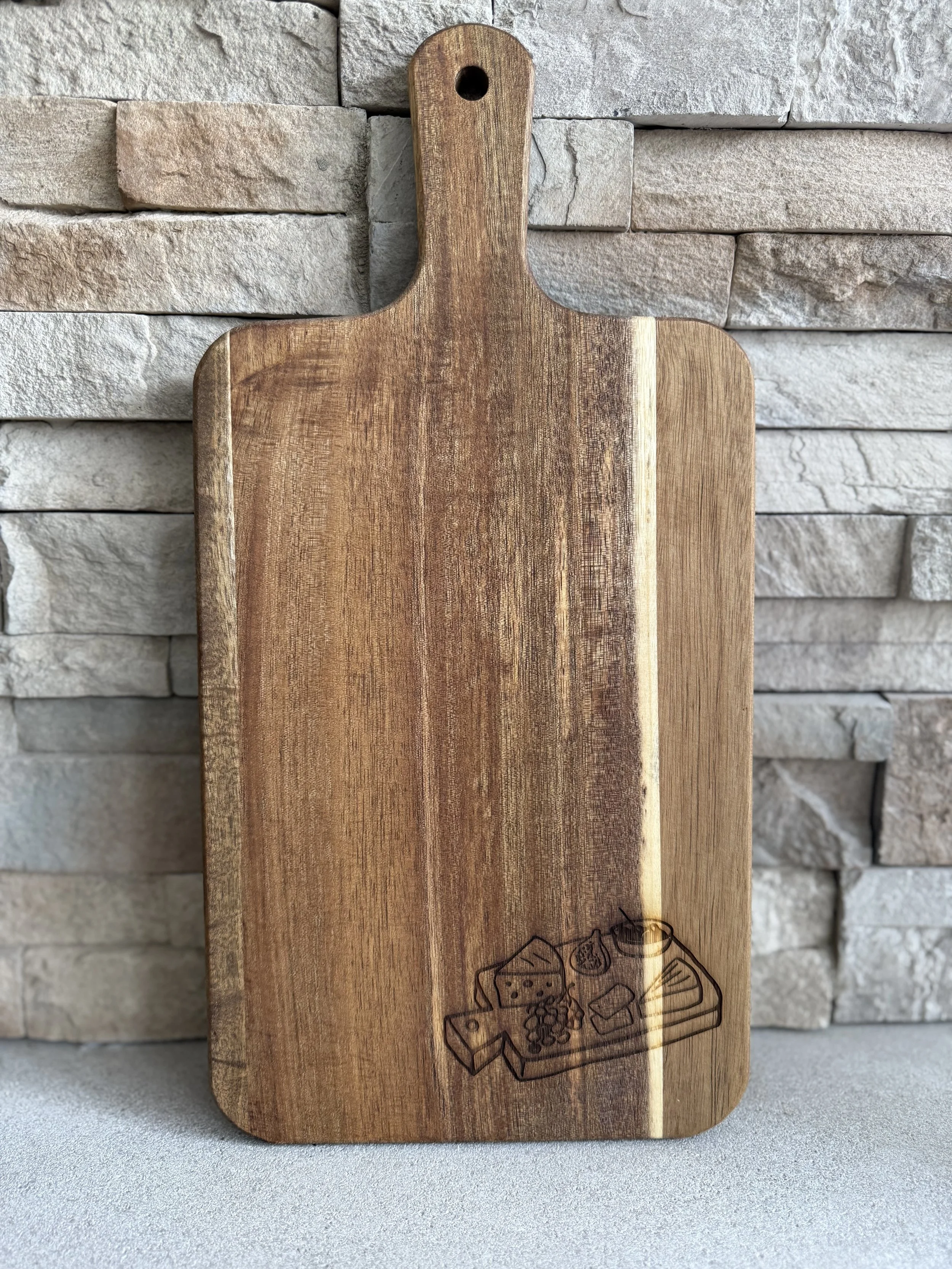 Cheese board on a cheese board