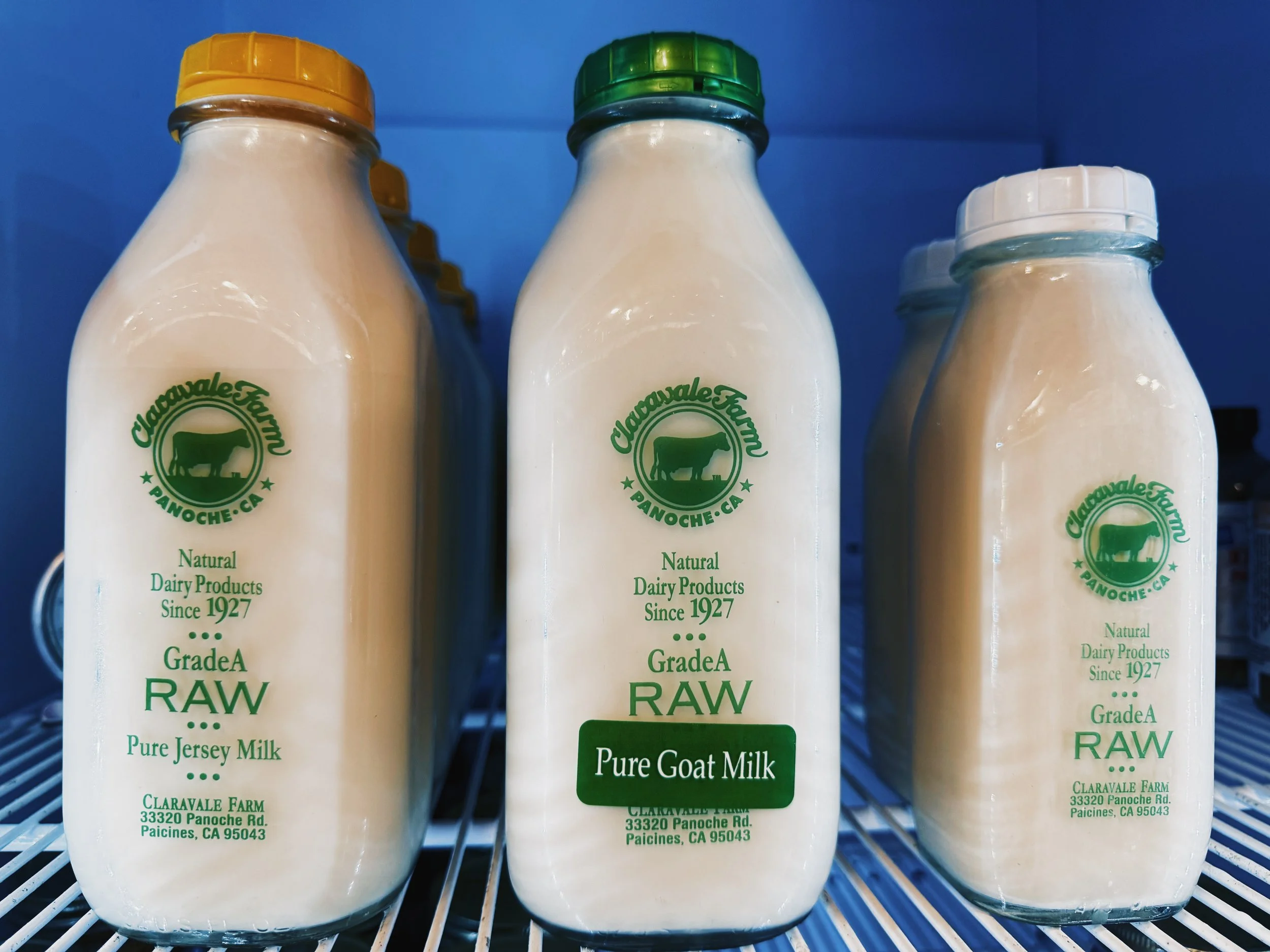 Raw Milk from a dairy located just down the road from us!