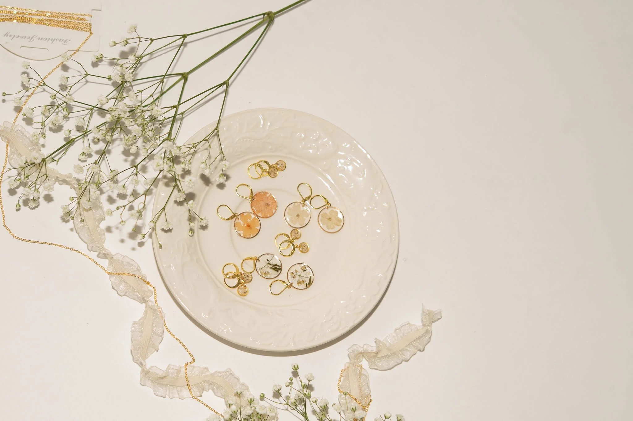 Pressed Floral Earrings