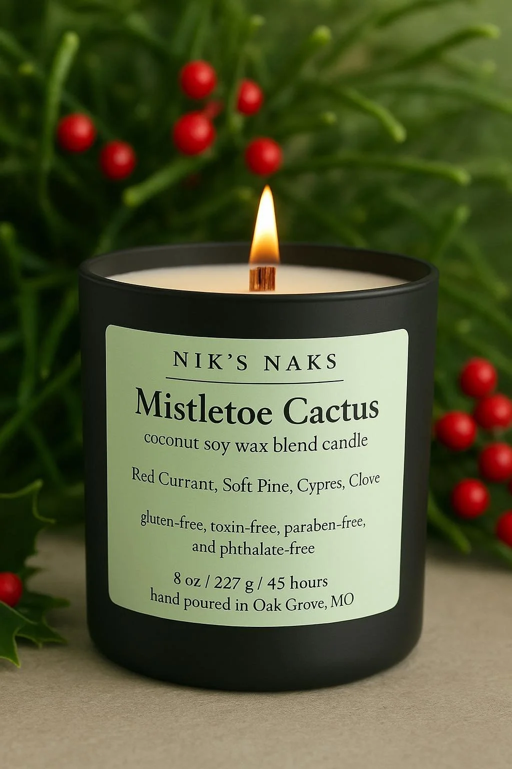 Wood Wick Candle - Holiday