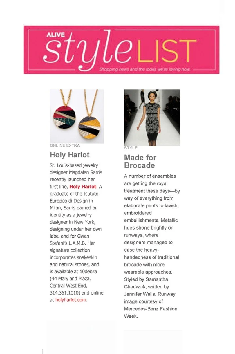 Alive Style List: January 2013