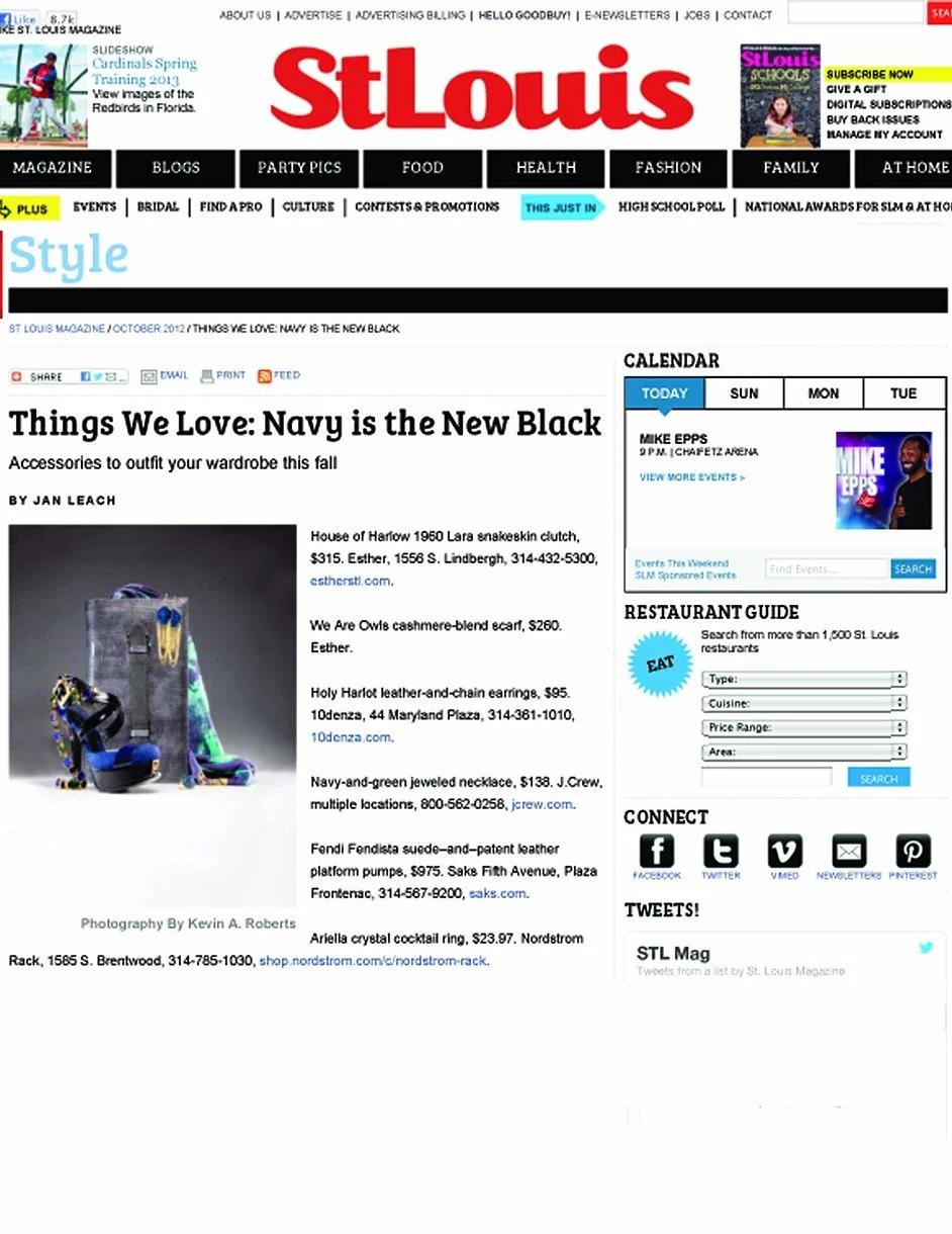 Saint Louis Magazine: October 2012