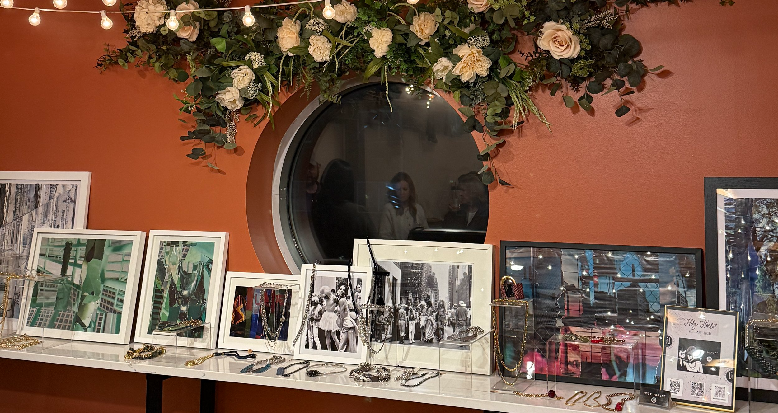 Magda Parasidis Photocollage artist fashion magazine collage installation view