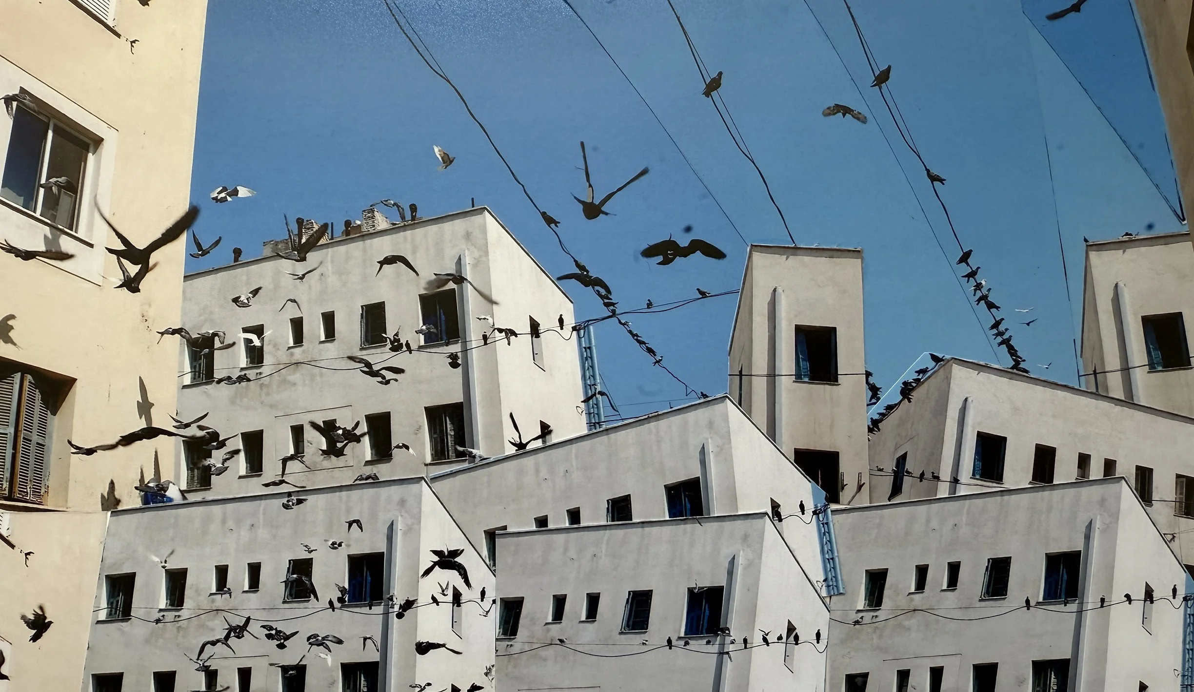 Magda Parasidis Artist Photocollage Flights We Were Flying Athens