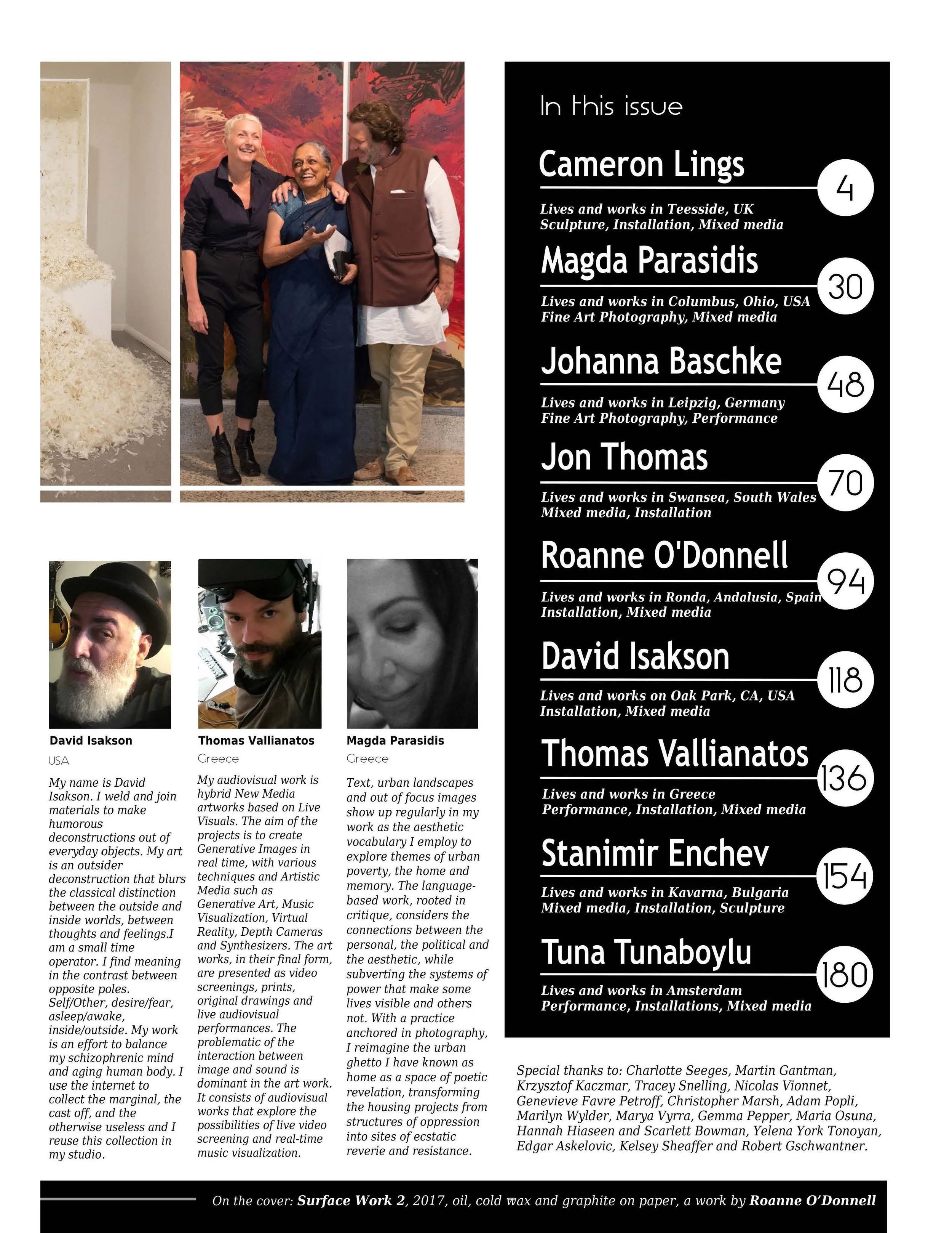 ART HABENS Contemporary Art Review magazine featuring contemporary artwork from Magda Parasidis Ghosts in Sunlight photocollage