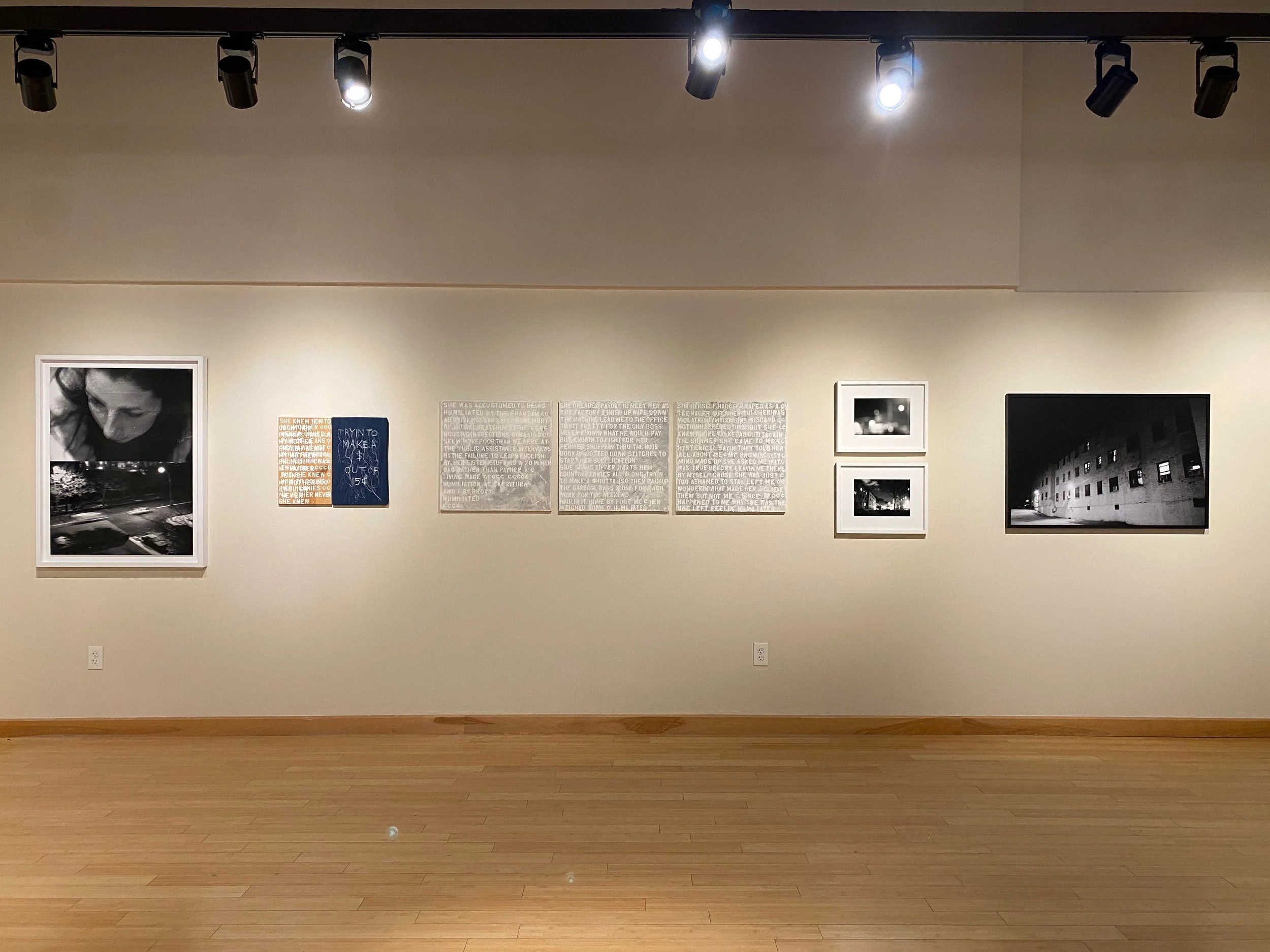 Magda Parasidis Ghosts in Sunlight installation view at Otterbein University Columbus, OH