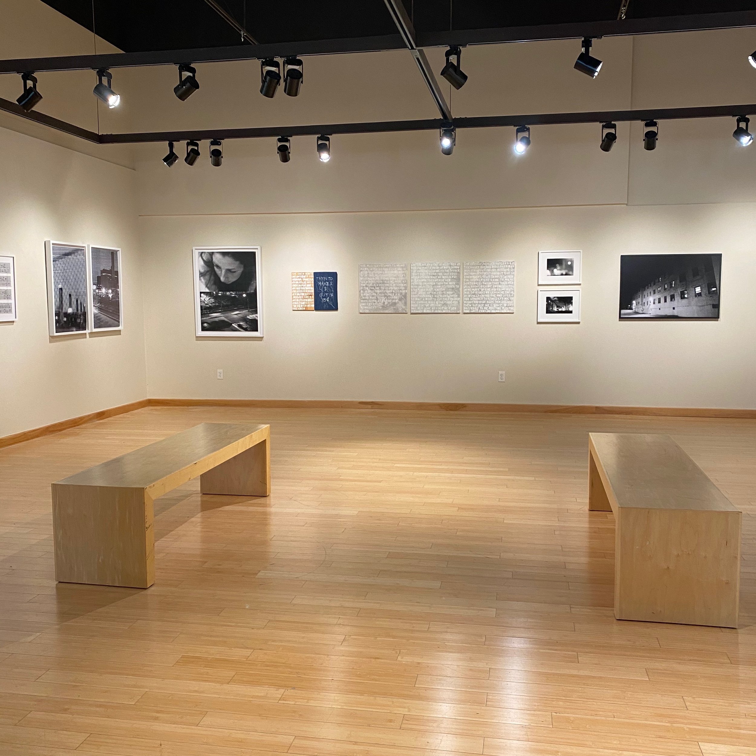 Magda Parasidis Ghosts in Sunlight installation view Otterbein University Miller Gallery exhibition Columbus, OH