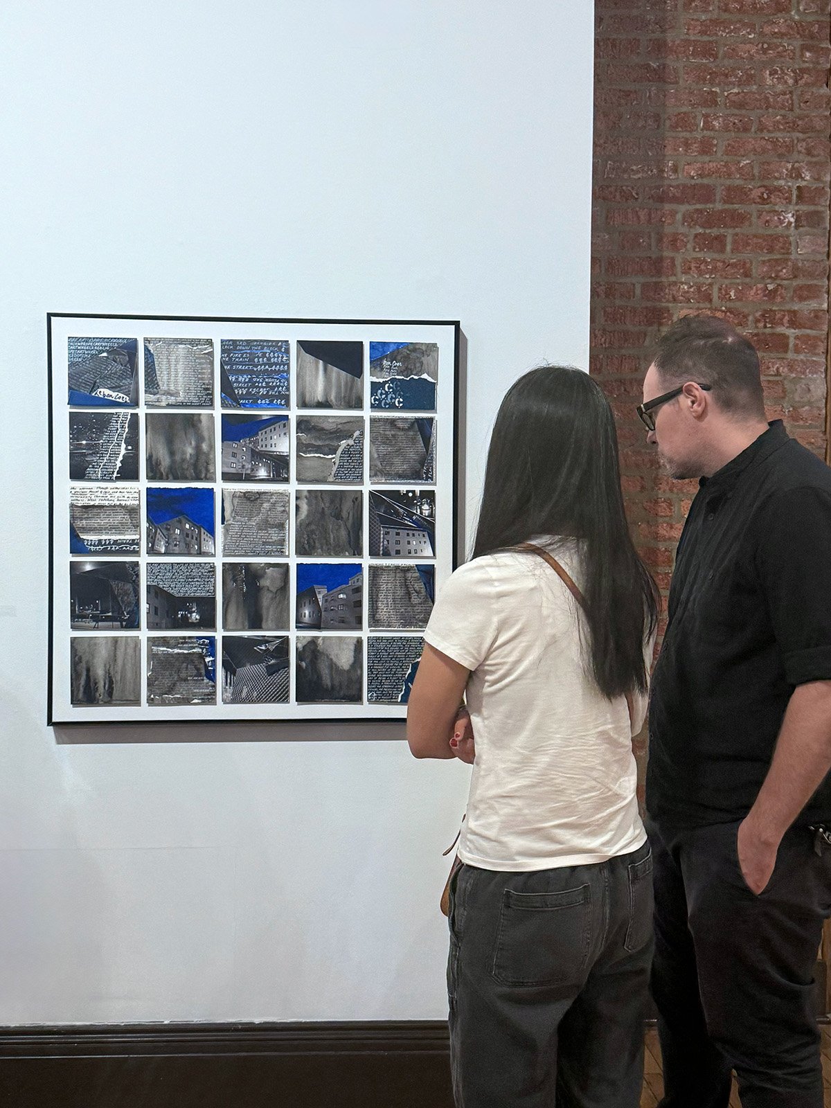 Magda Parasidis exhibits Kites photocollages at the Ohio Art League Fall 2025 show at the Shot Tower, Columbus OH