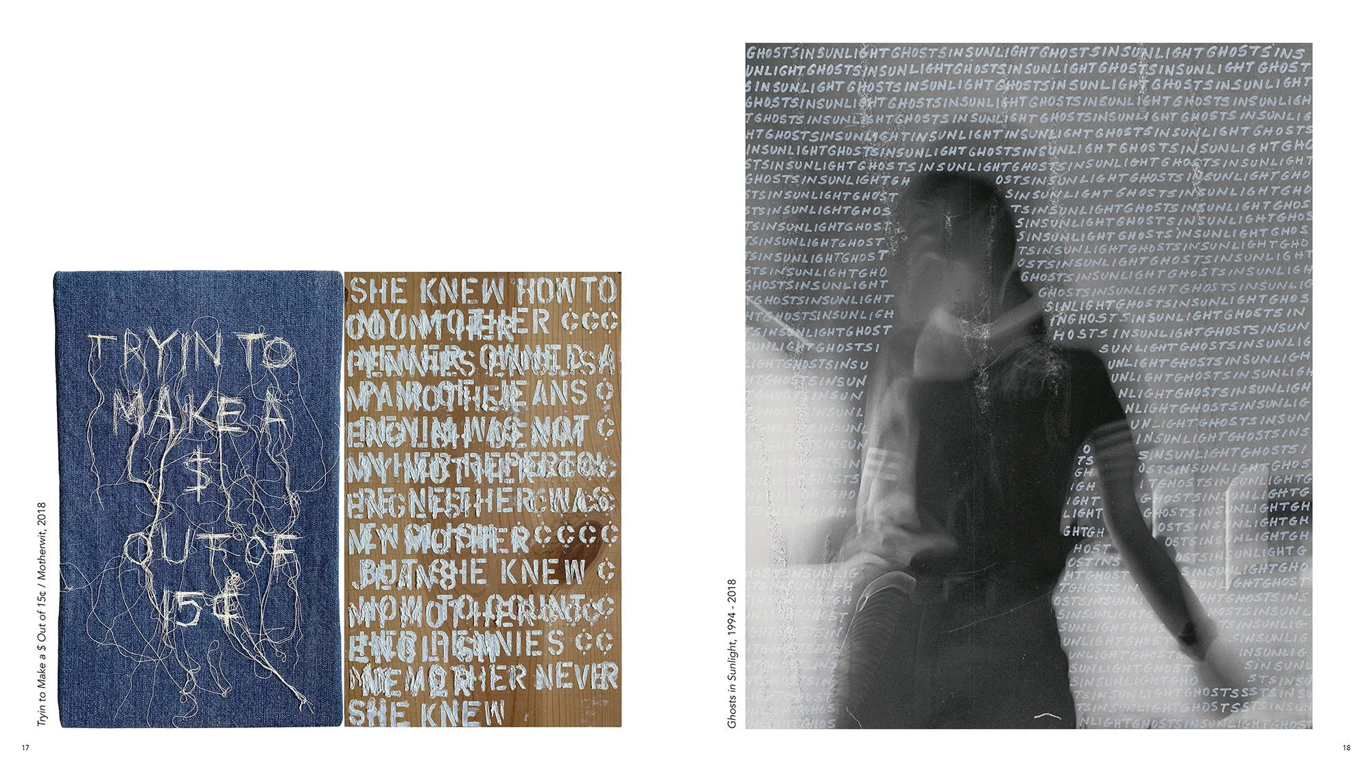 Magda Parasidis Ghosts in Sunlight book exhibition catalogue photocollages otterbein university miller gallery columbus ohio artist photographer Fred Moten Maurice Stevens