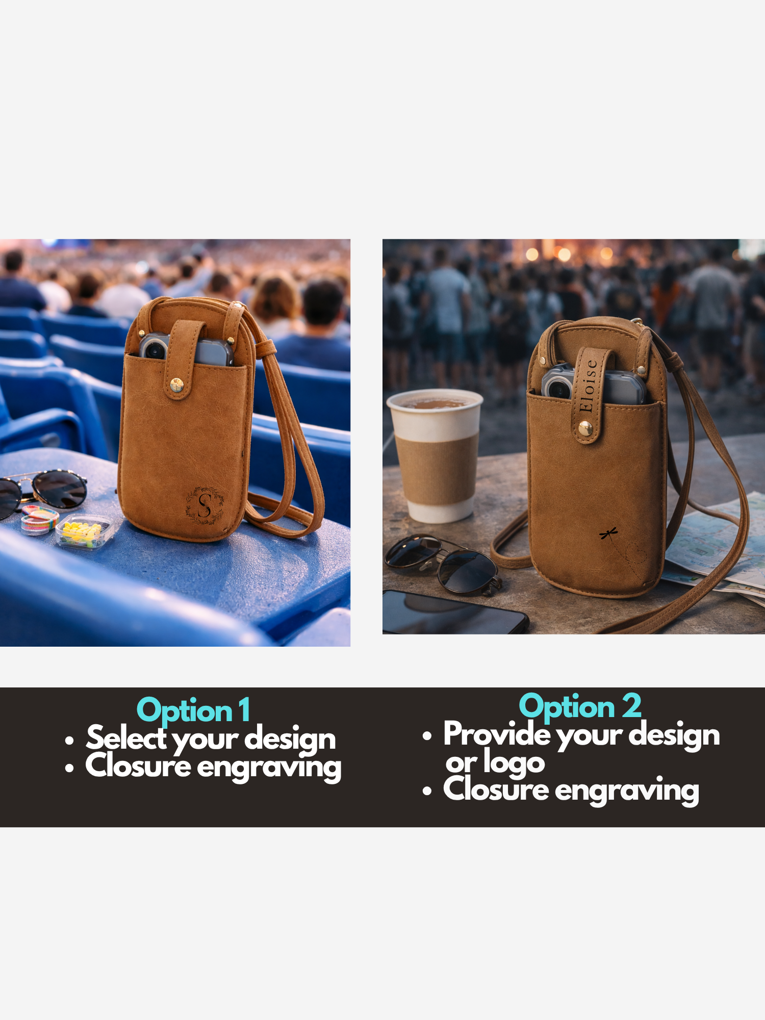 Custom Phone Crossbody Bag | Monogram Purse