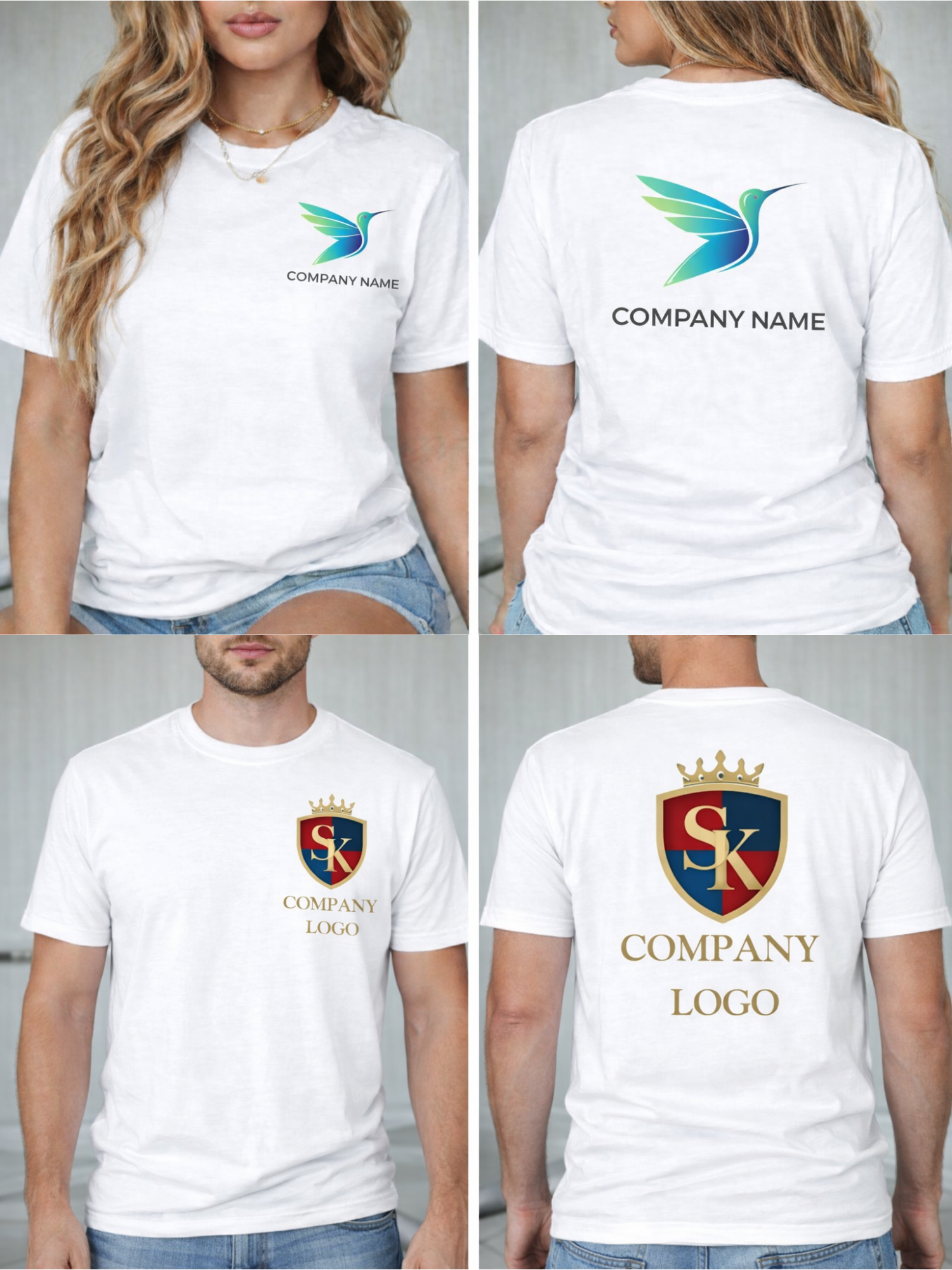 The Everyday Essential Custom T-Shirt | Business Logo