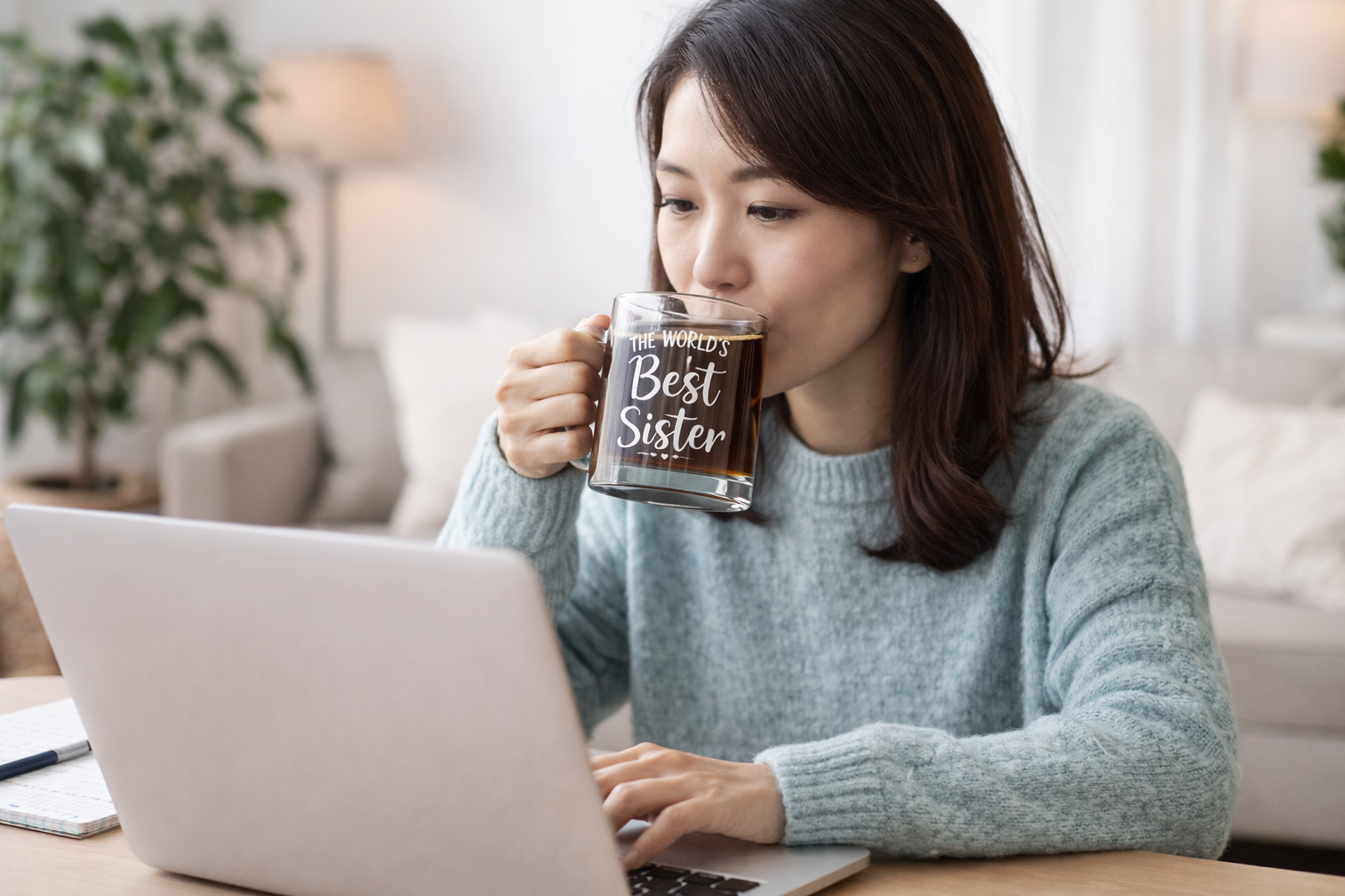 The Clarity Mug | Your Personalized Glass Coffee Mug