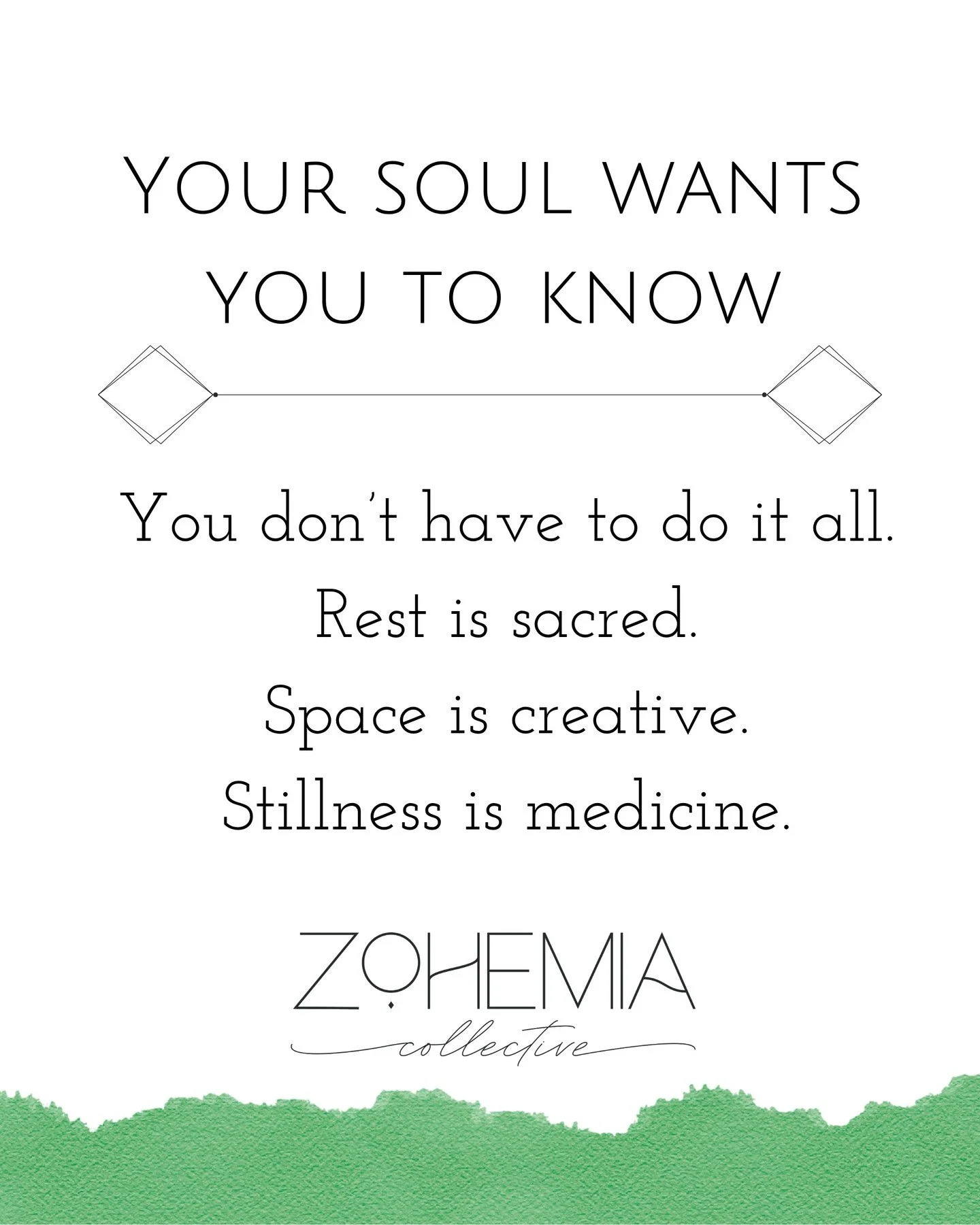 We get to choose what we commit to in life - more is not more! Our bodies and minds need to rest and digest and if we are a constant state of &quot;doing,&quot; we don't get that chance.