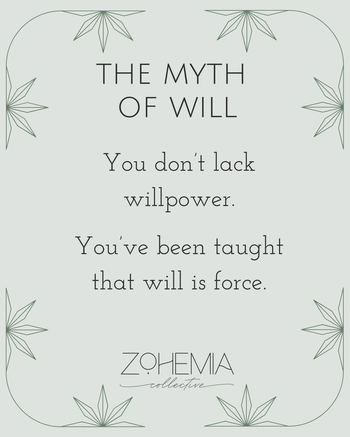 We&rsquo;re taught that will looks like strength.

Discipline.
Persistence.
Pushing through resistance.

Many high-achieving women get very good at this.

So when things feel hard, we assume the problem is willpower.

But will is not just force.
It&r