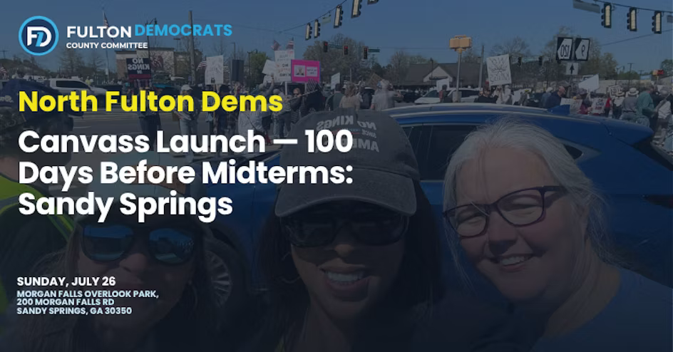 North Fulton Dems Canvass Launch