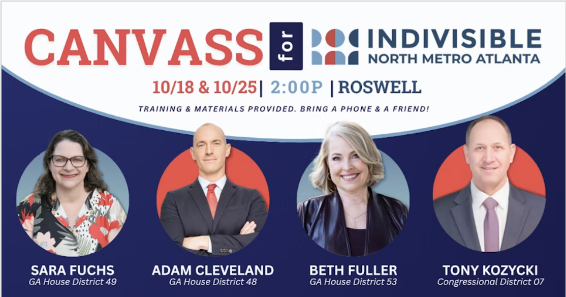 Canvass for Beth Fuller, Adam Cleveland, Sara Fuchs, &amp; Tony Kozycki with INMA