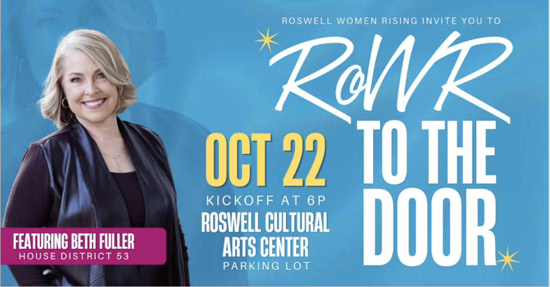 RoWR to The Door Canvass with Beth Fuller for House District 53