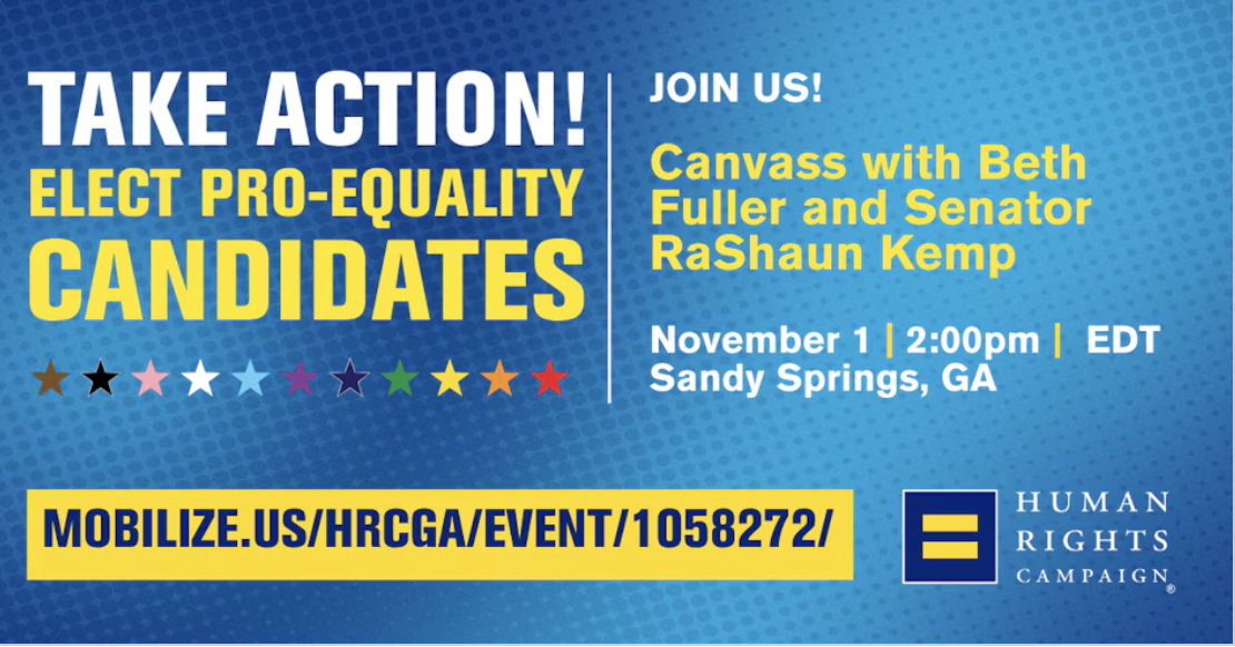 Canvass with Beth Fuller and RaShaun Kemp!