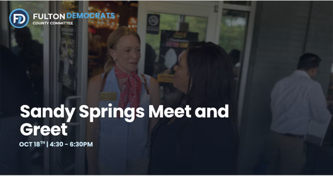 North Fulton Candidate Meet and Greet: Sandy Springs