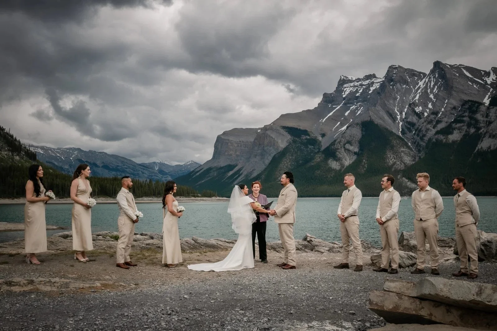 What to Expect From a Lake Louise Elopement as a Traveling Couple