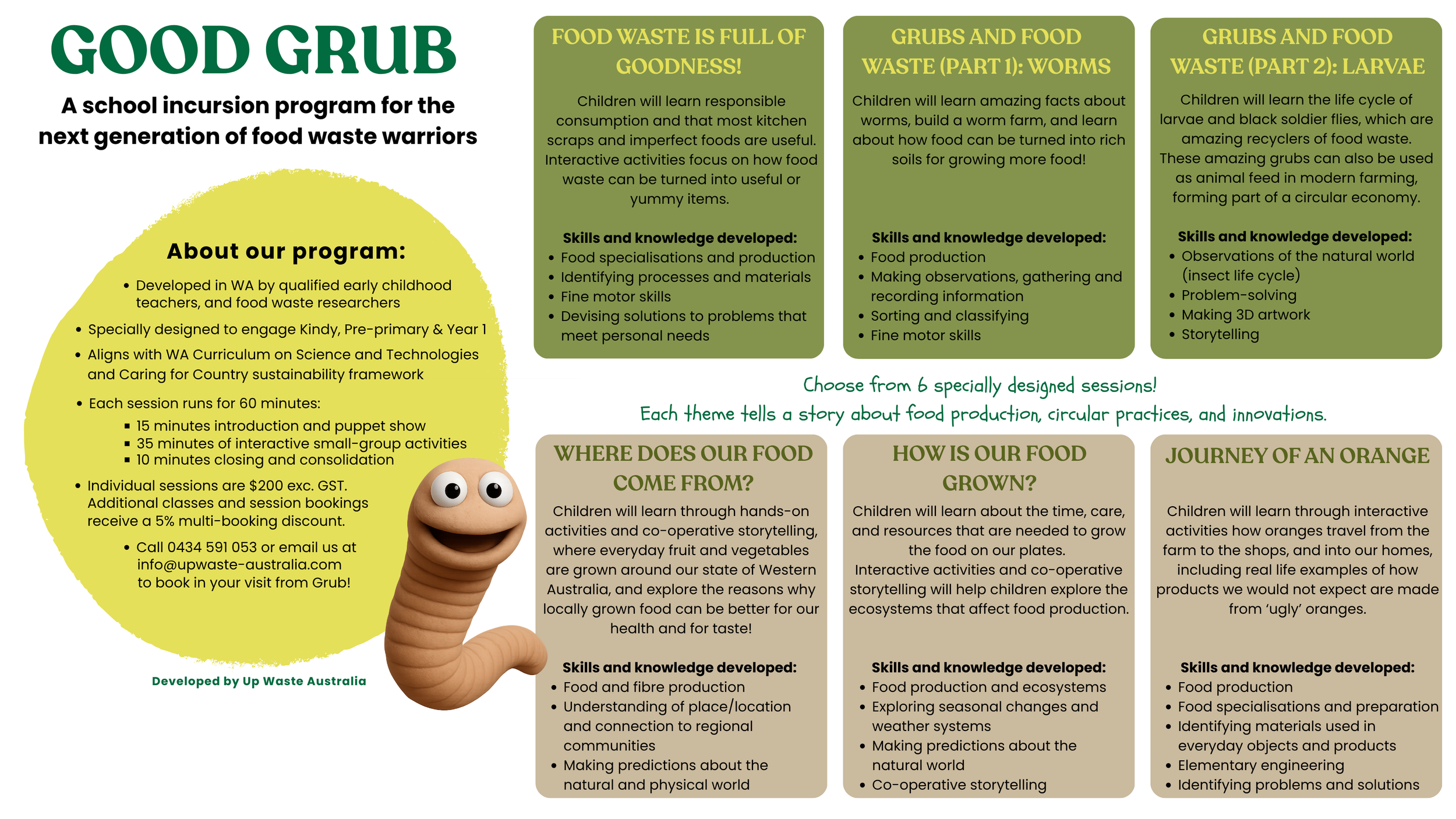 good grub upwaste australia program for 2026