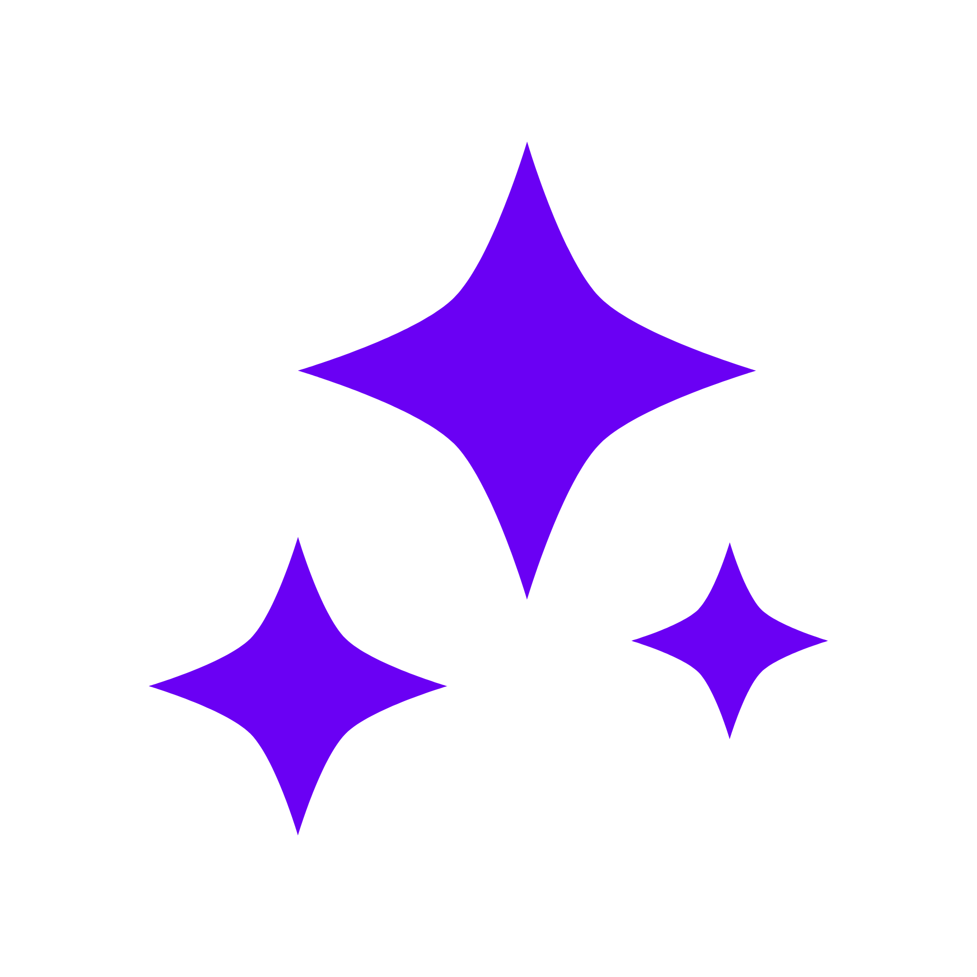 A digitally rendered 3D purple star-shaped plot with a curved surface on a black background.