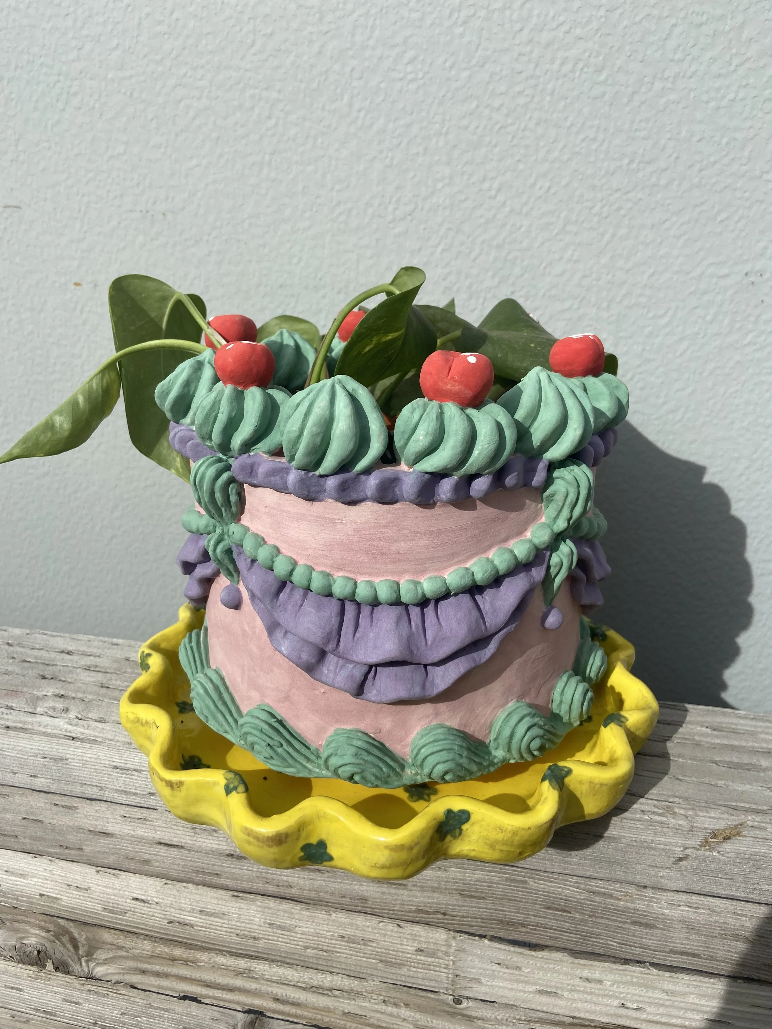 Cake Planter
2024 
Earthenware