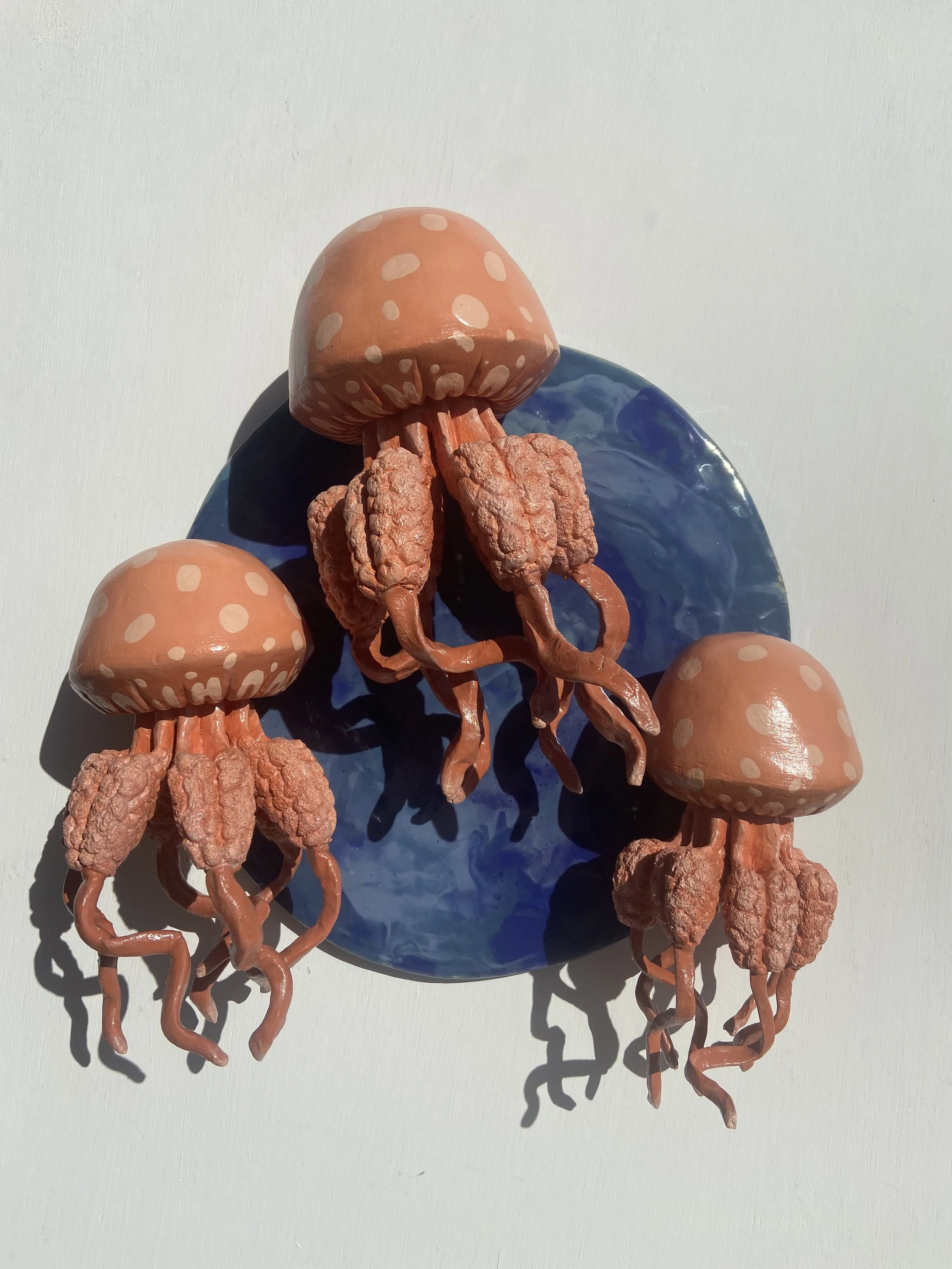 "They're Plankton"
2021
Stoneware, Glaze, Acrylic