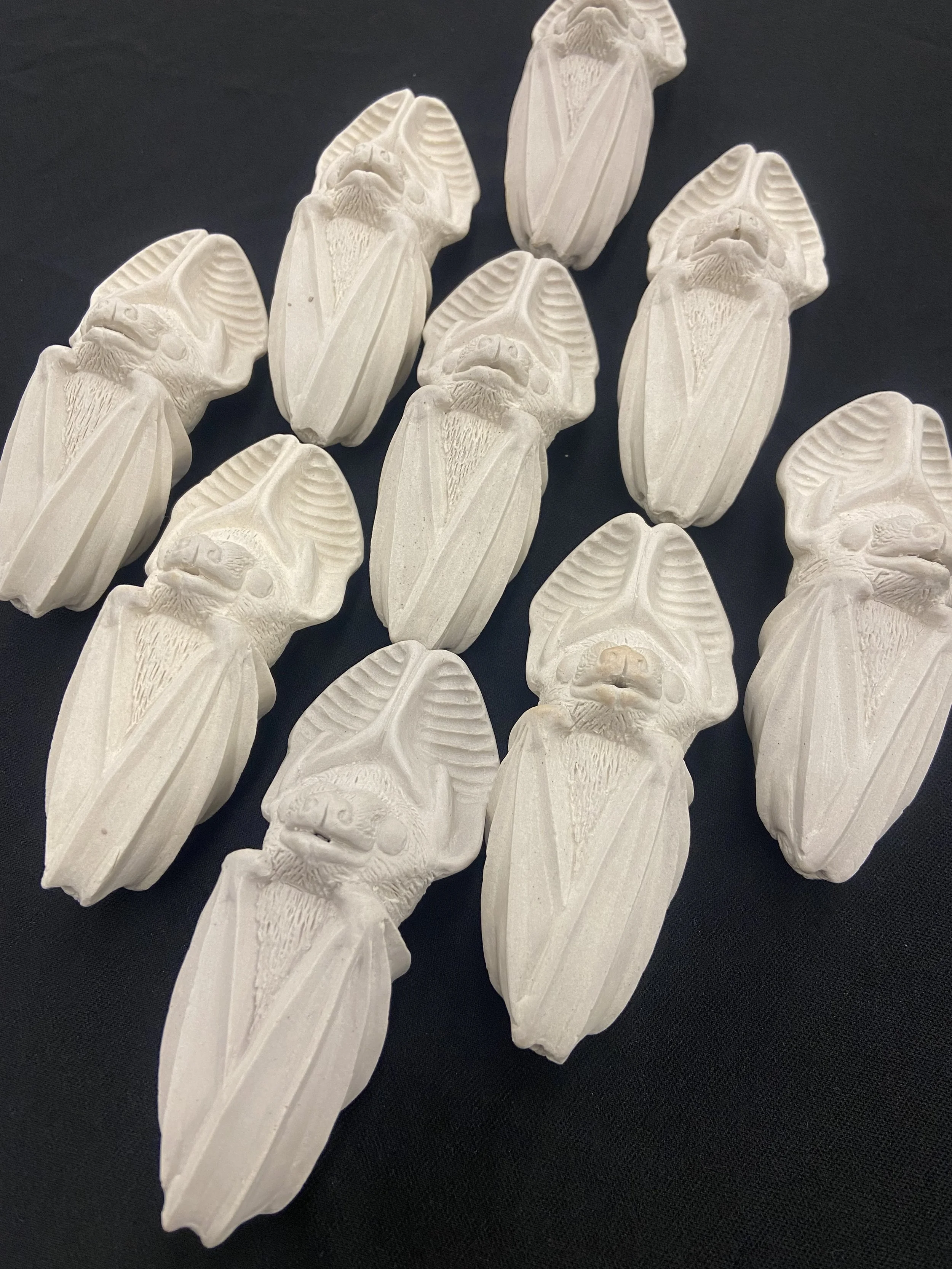Pallid Bat Juicers
2025. 
Porcelain. 
5" 
