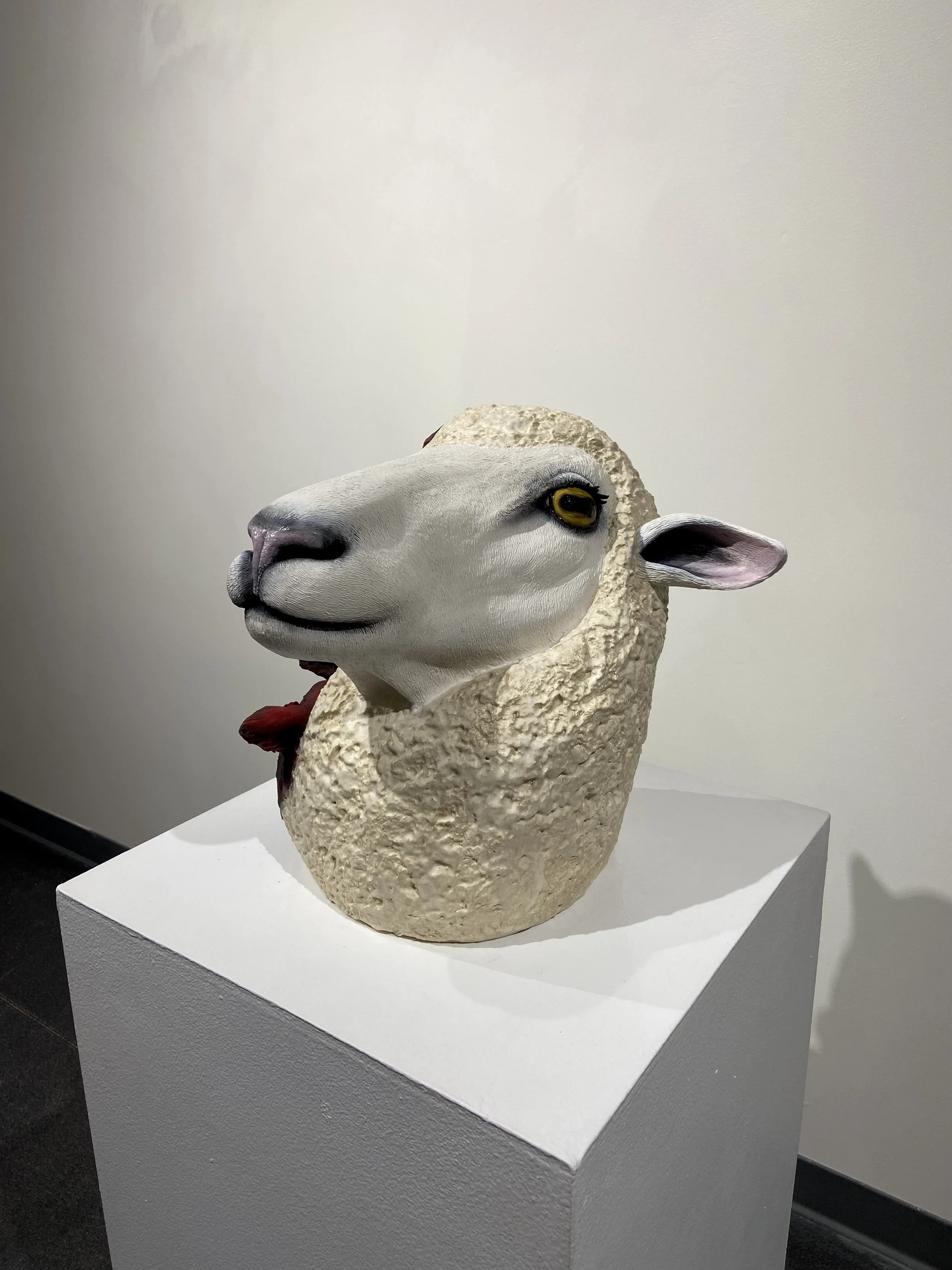 "Masking (The Things We Hide)"
2021
Stoneware, Terra Sigillata, Underglaze, Glaze