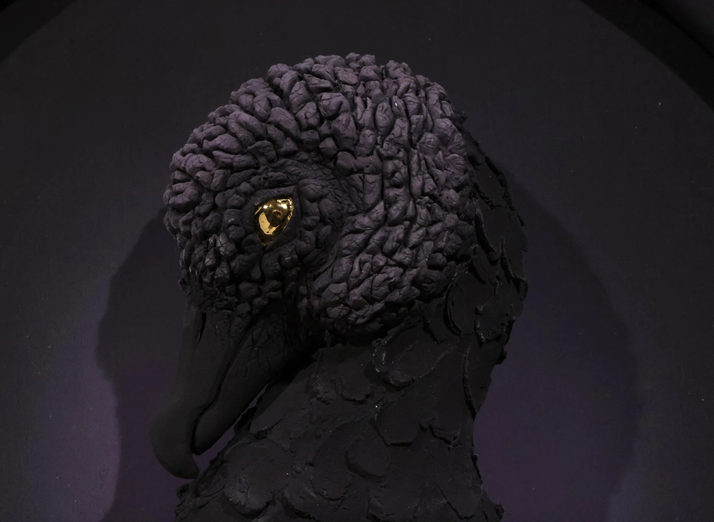 “Fruitless Love”
2023. Stoneware, Luster, Glaze, Mason Stain, MDF, Paint.
Photo by: Hans Hallinen