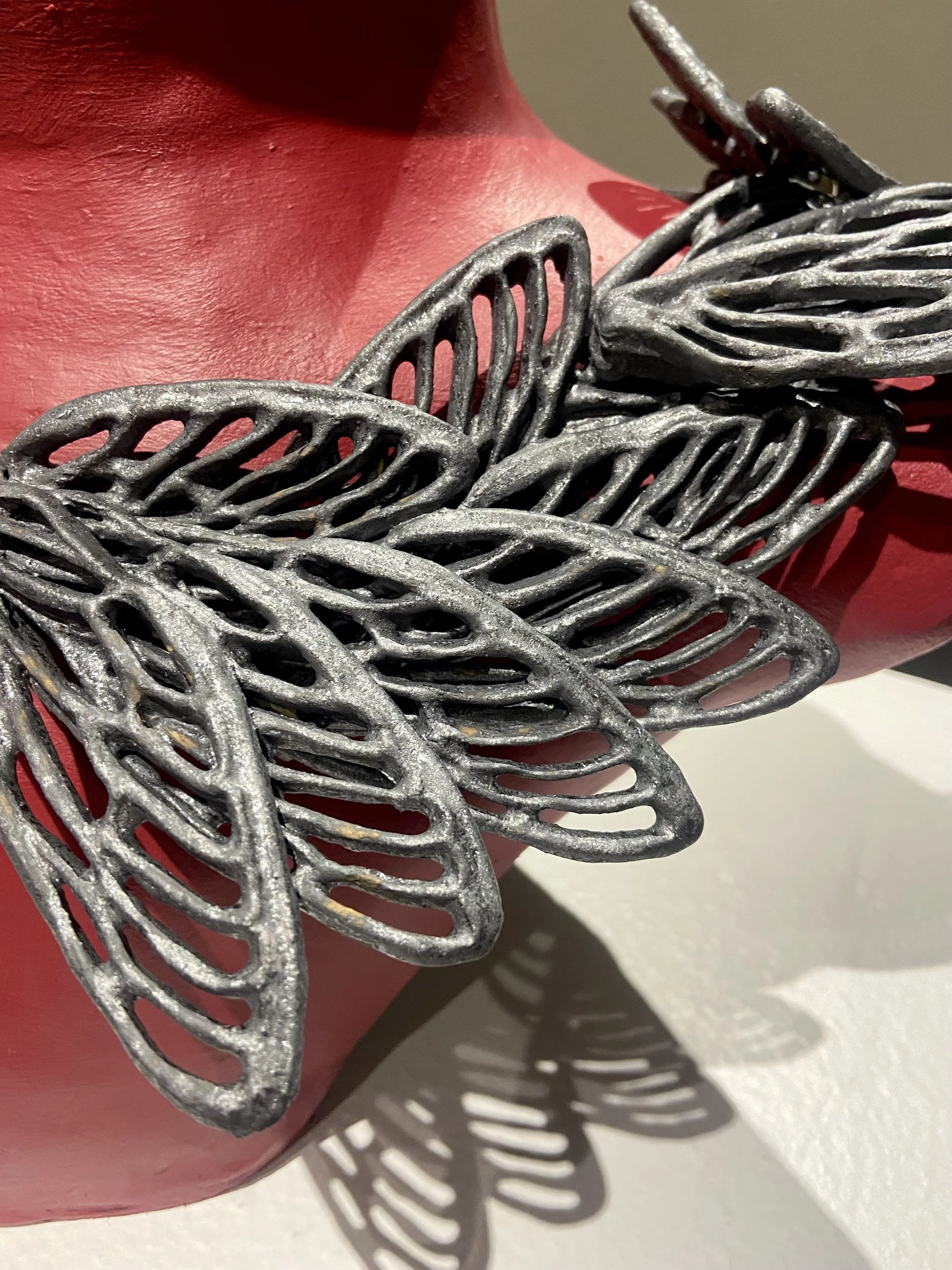 "Molt"
Wearable Ceramic Sculpture
2023
Stoneware, Glaze