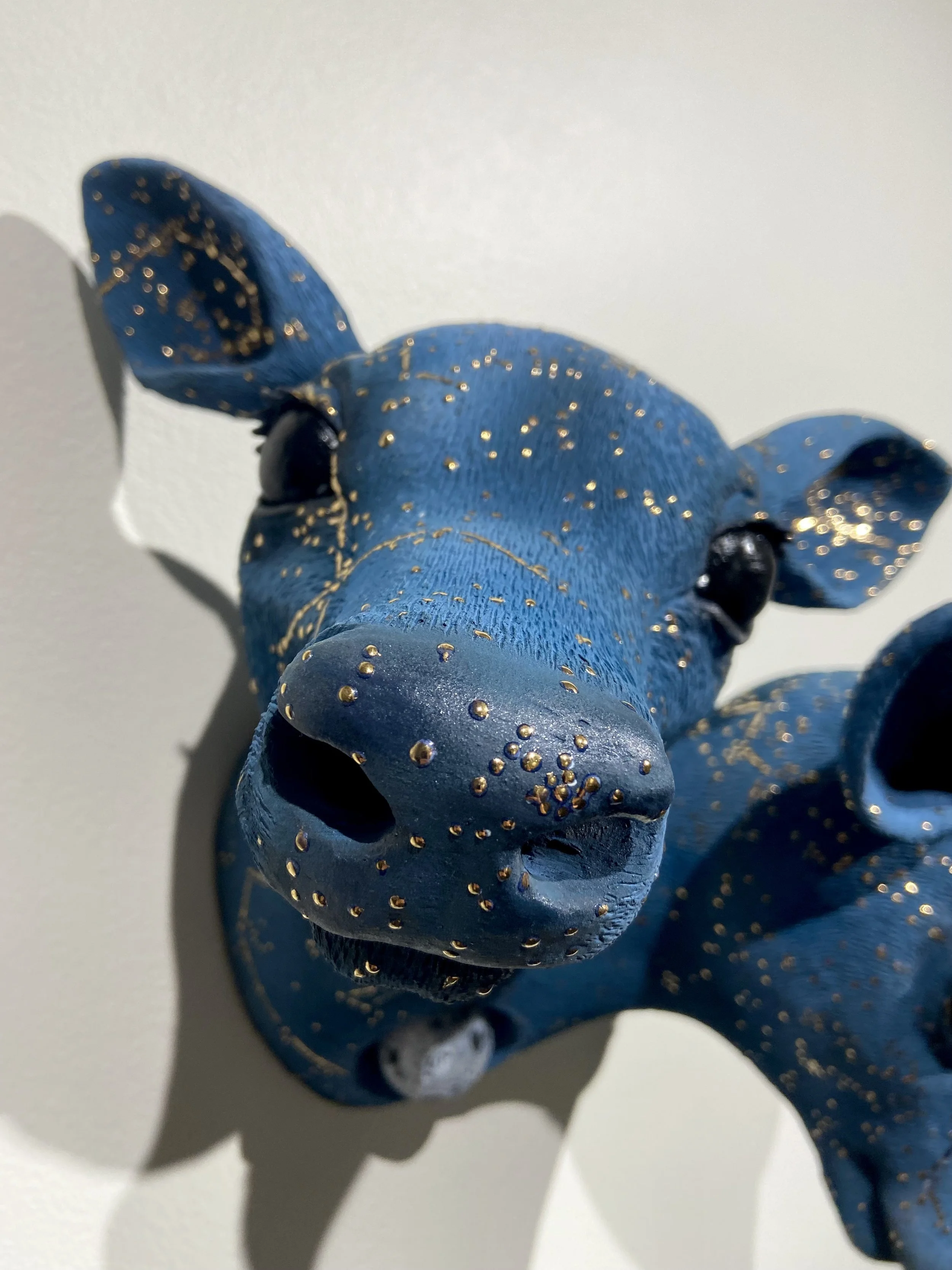 "One Perfect Night"
Based on Poem by Laura Gilpin
2023
Stoneware, Underglaze, Glaze, Gold Luster
