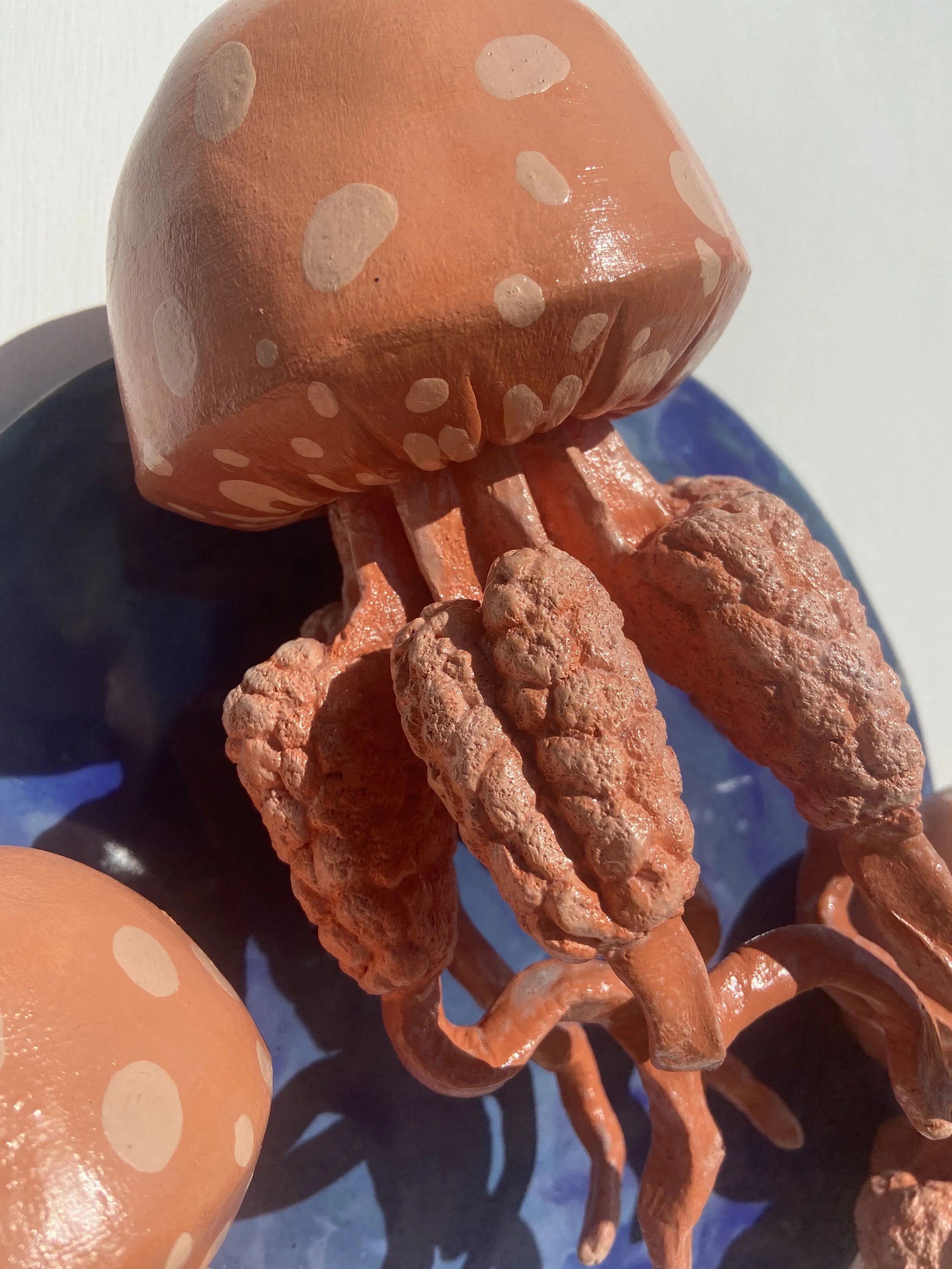 "They're Plankton"
2021
Stoneware, Glaze, Acrylic