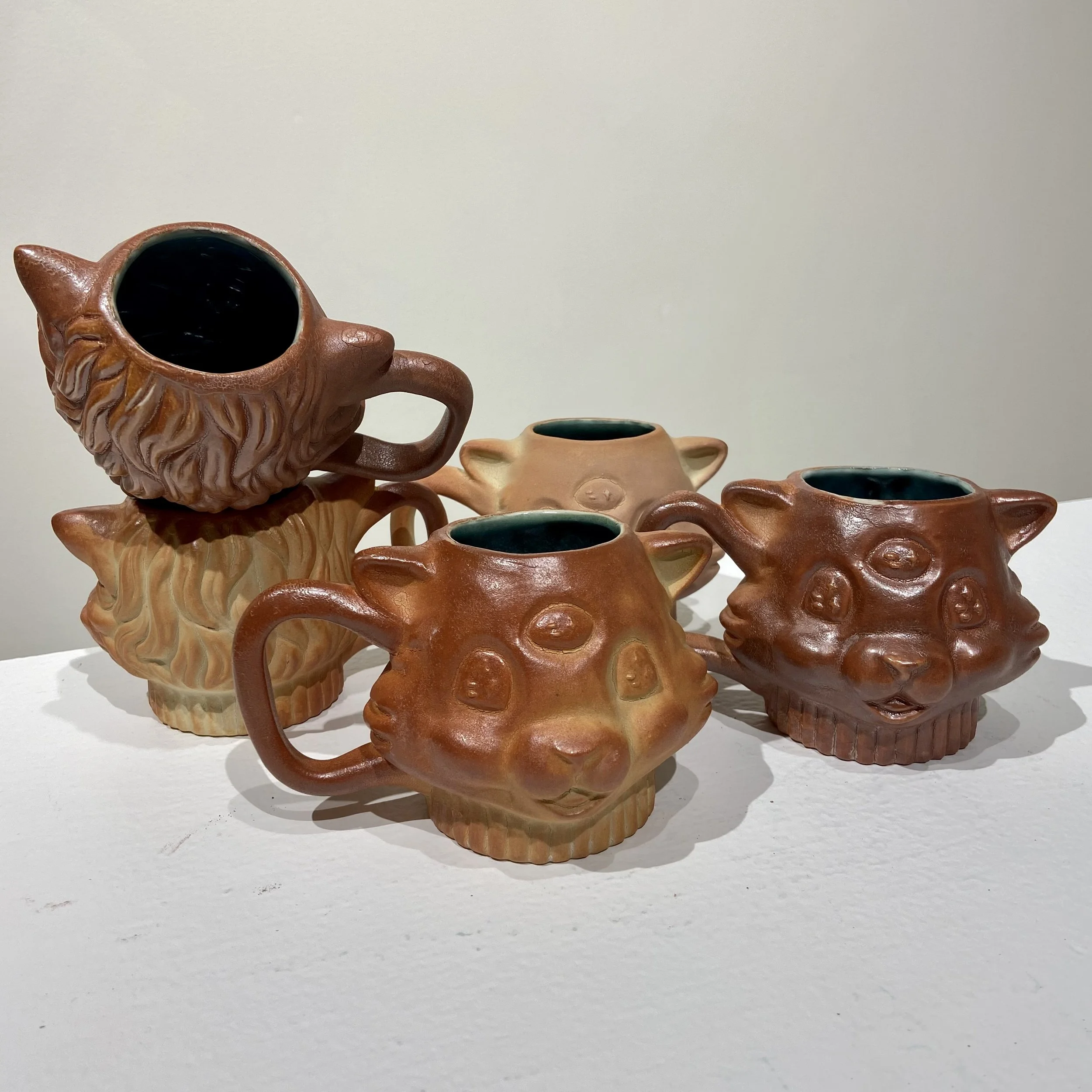 Kitschy Kitty Cups
2021
Salt Fired Porcelain