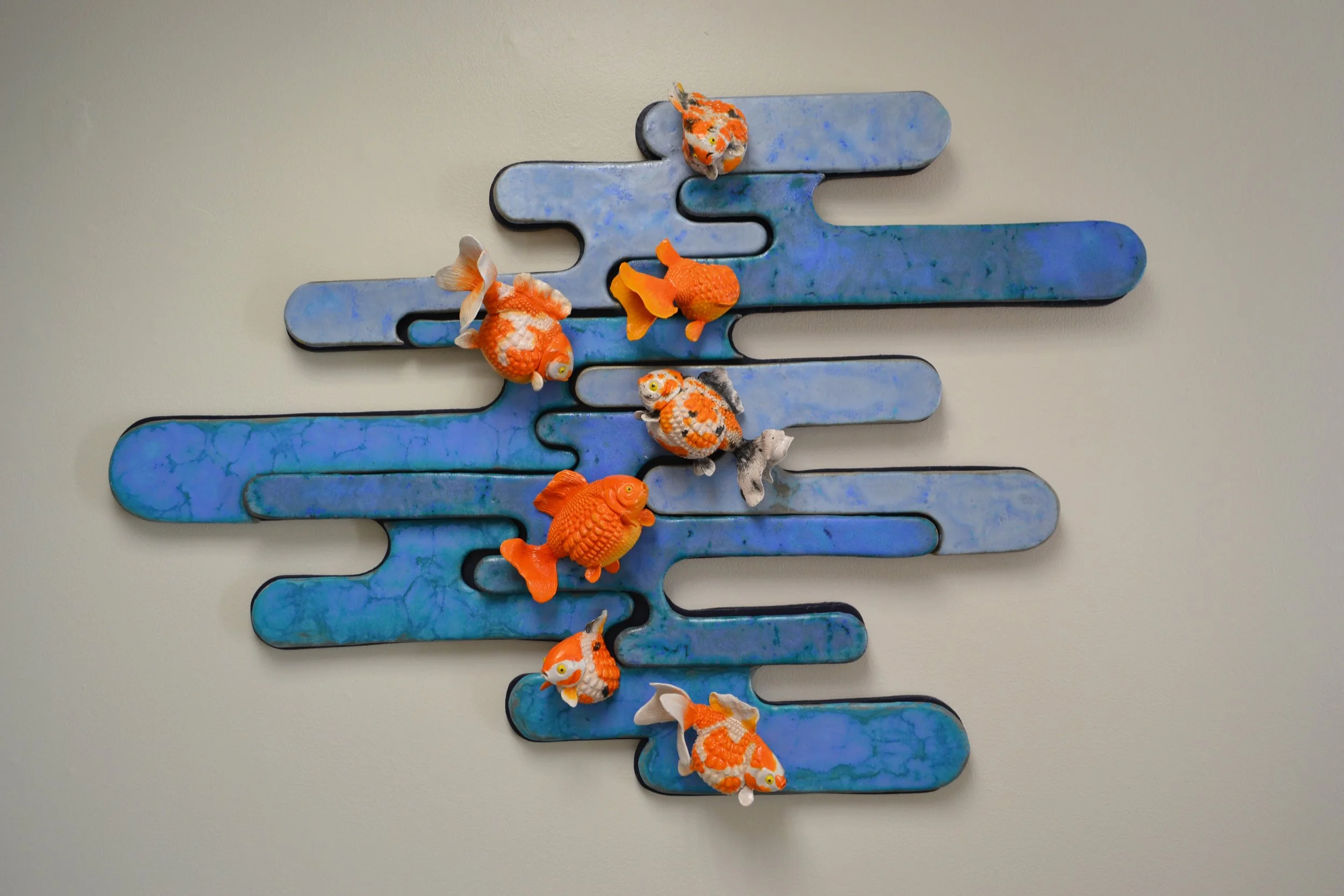 "Inner Peace"
2021
Stoneware, Glaze, Underglaze, Wood, Acrylic