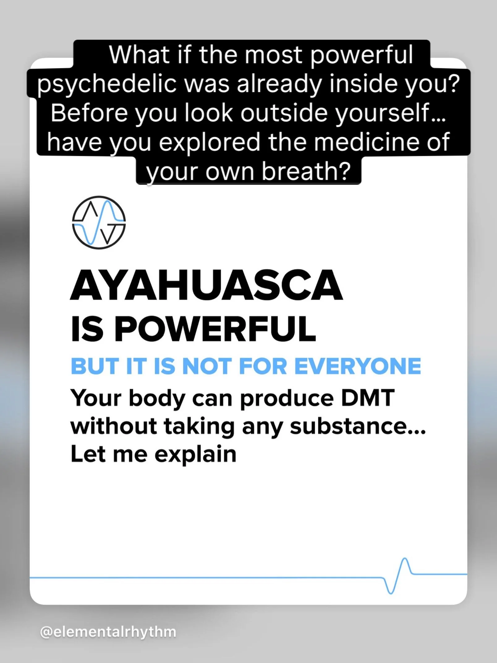 What if the most powerful journey wasn&rsquo;t found in a ceremony&hellip; but in your own breath?

Not everyone needs an external substance to experience a profound shift.

Your breath is one of the most powerful tools for changing your state of min