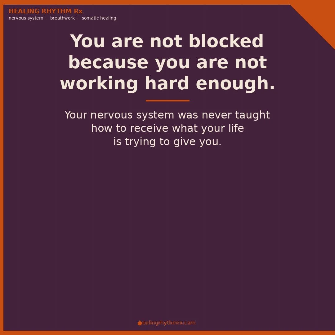 For years, I thought I needed to work harder to finally feel better.⁠
⁠
More discipline.⁠
More optimization.⁠
More pushing.⁠
⁠
But underneath all of it, my body was exhausted.⁠
⁠
I was functioning. Achieving. Leading.⁠
⁠
And still&hellip; I couldn&rs