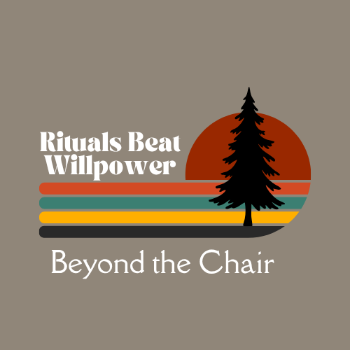 Logo with the words 'Bite Back' and the tagline 'Your Rebellion to Chaos, Overwhelm, and Overdrive' featuring a circular design and a small leaf icon.