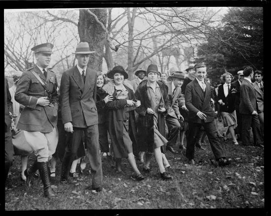 Lindy and girl admirers in Washington..jpg